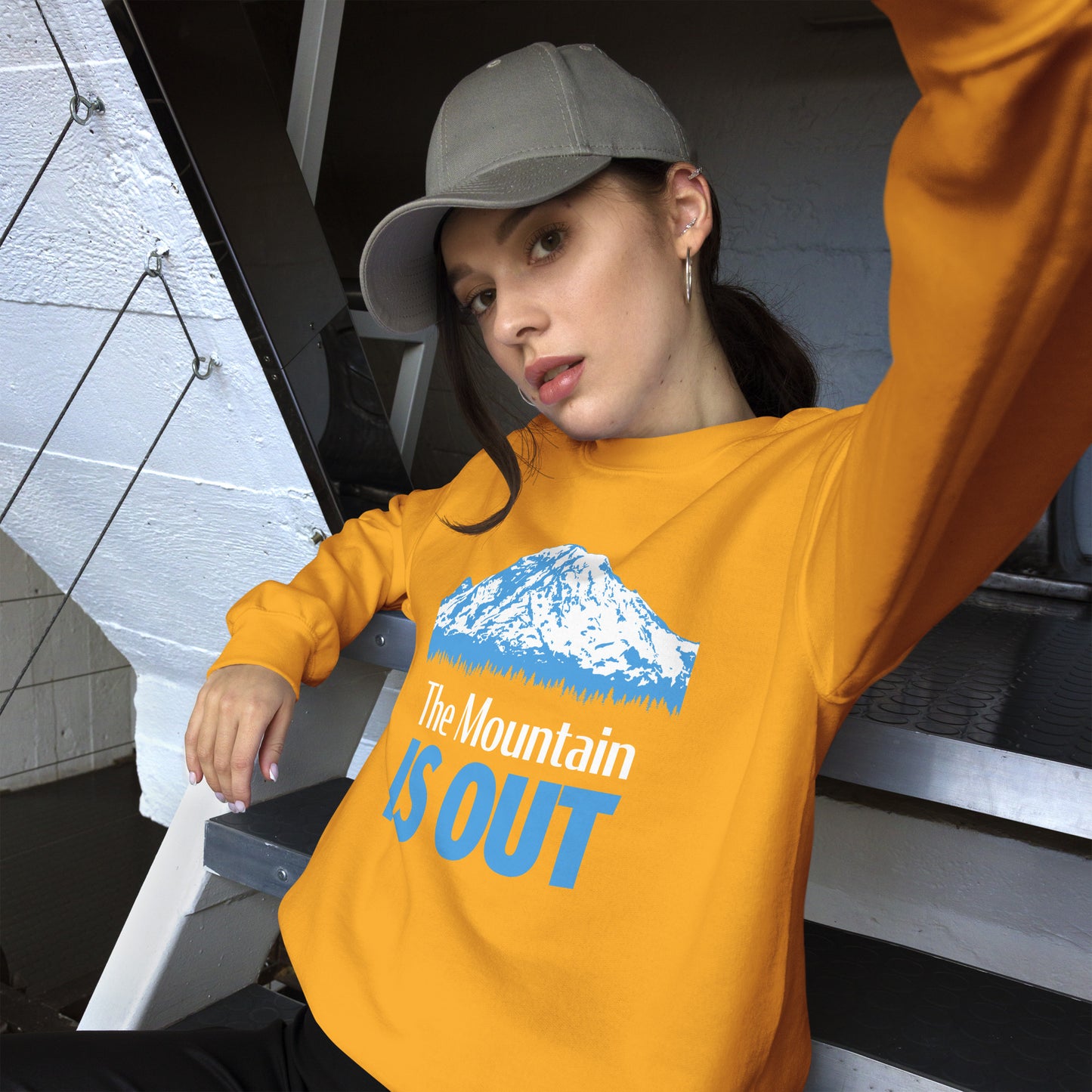 Mt. Rainier • The Mountain Is Out • Everyday Sweatshirt
