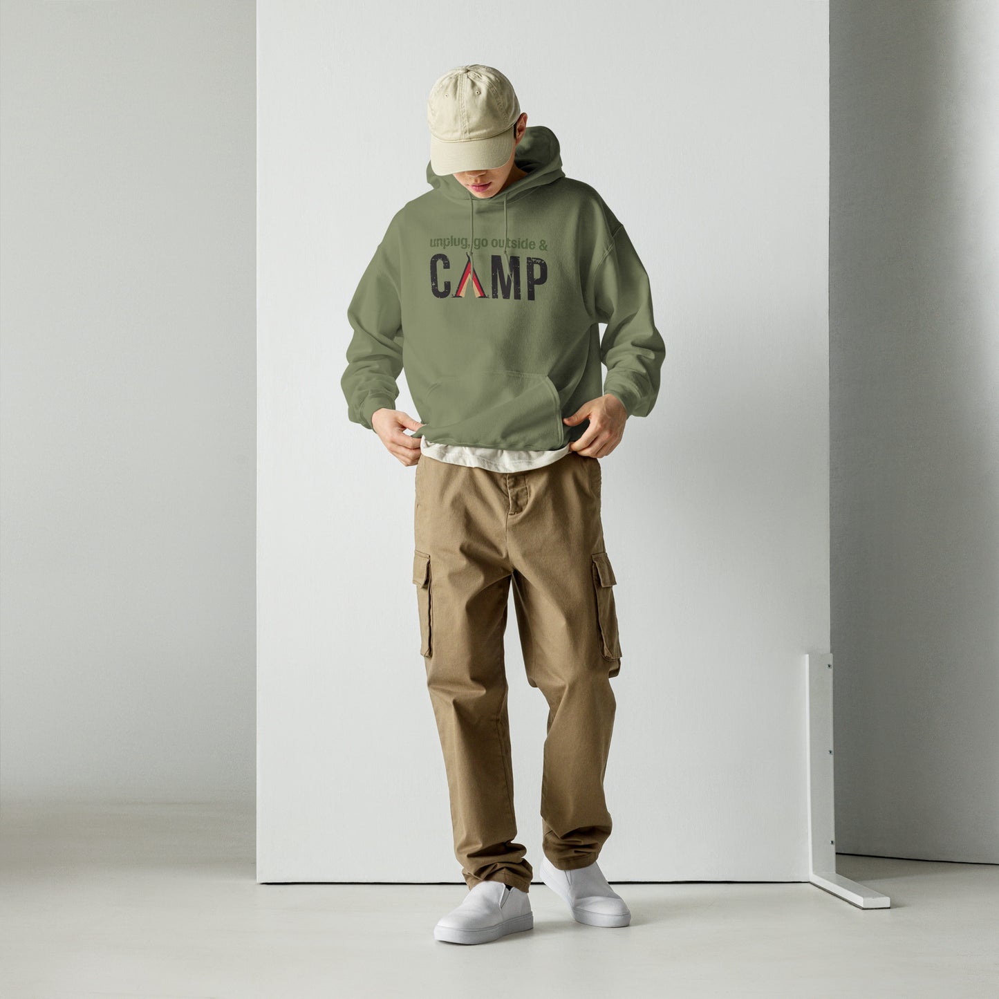 Unplug, Go Outside, & Camp • Everyday Hoodie