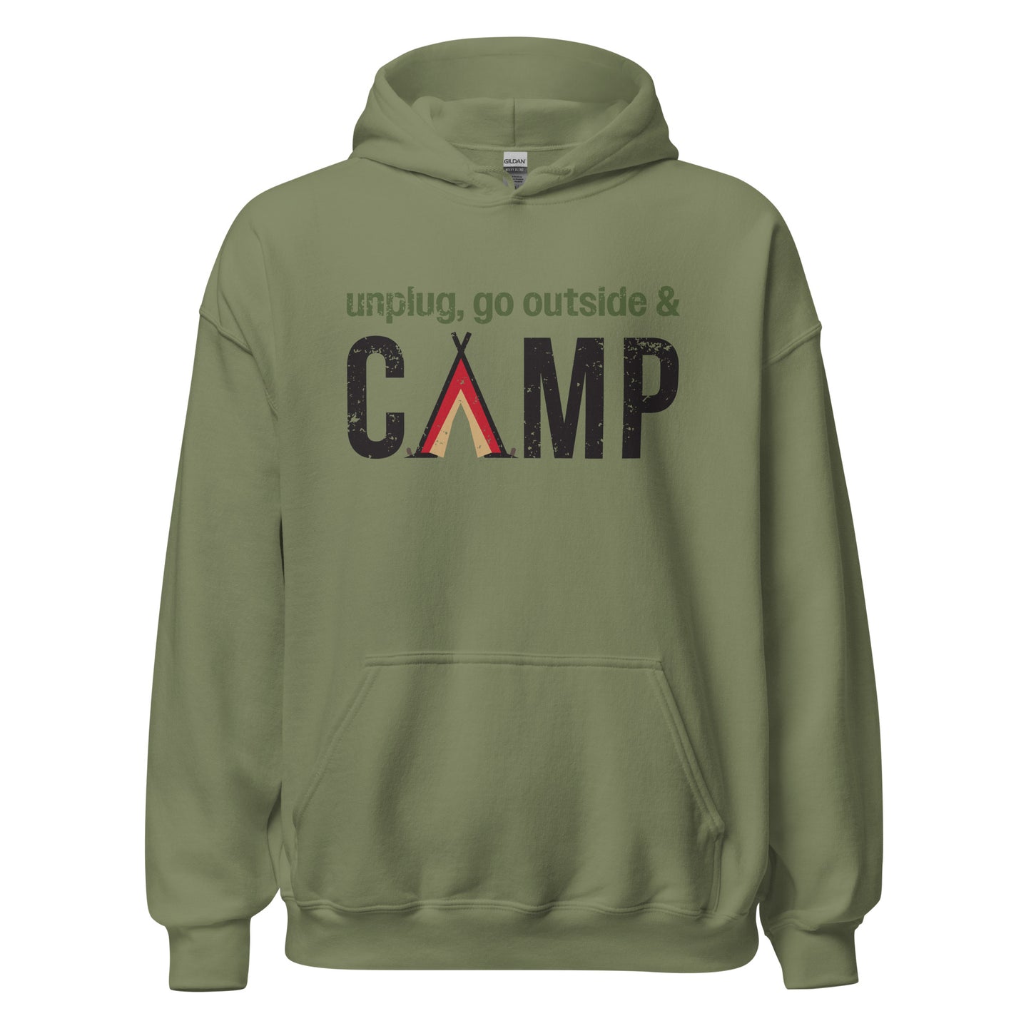 Unplug, Go Outside, & Camp • Everyday Hoodie
