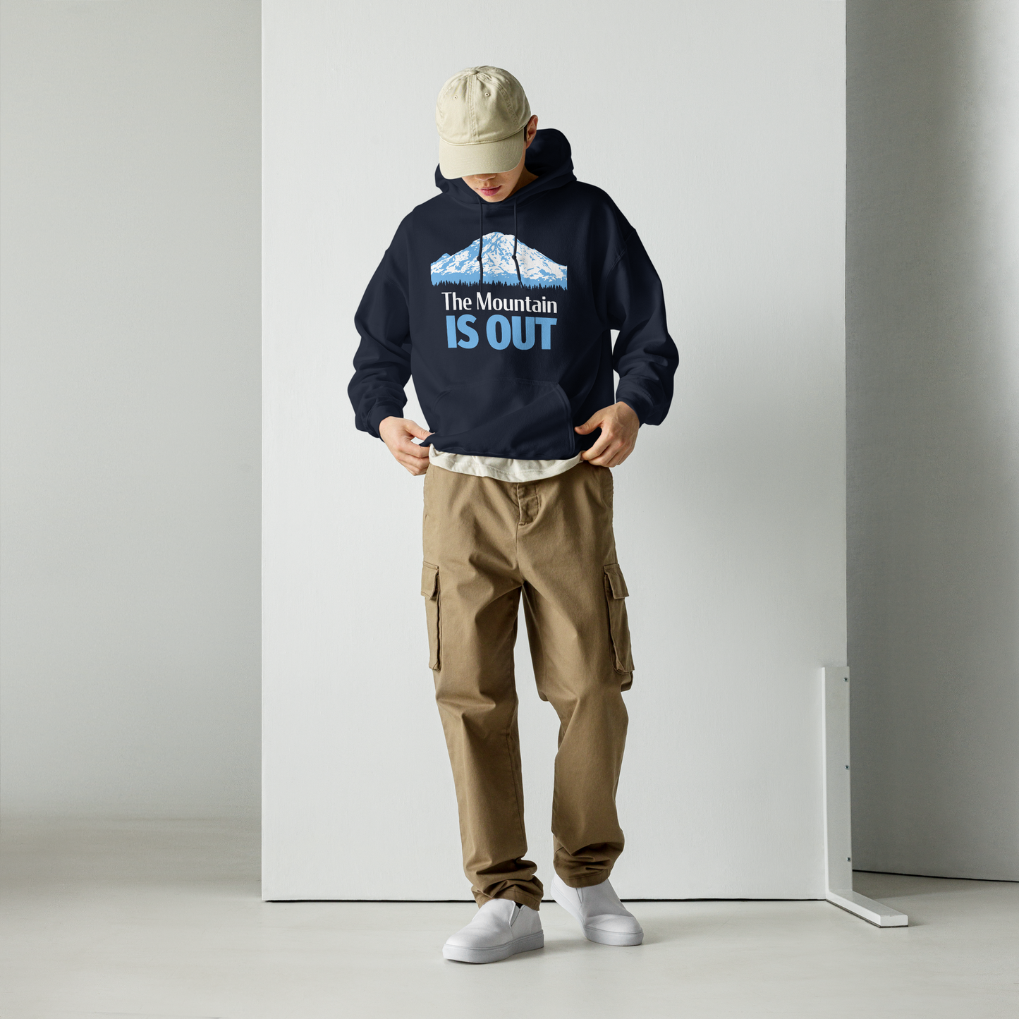 Mt. Rainier • The Mountain Is Out • Everyday Hoodie