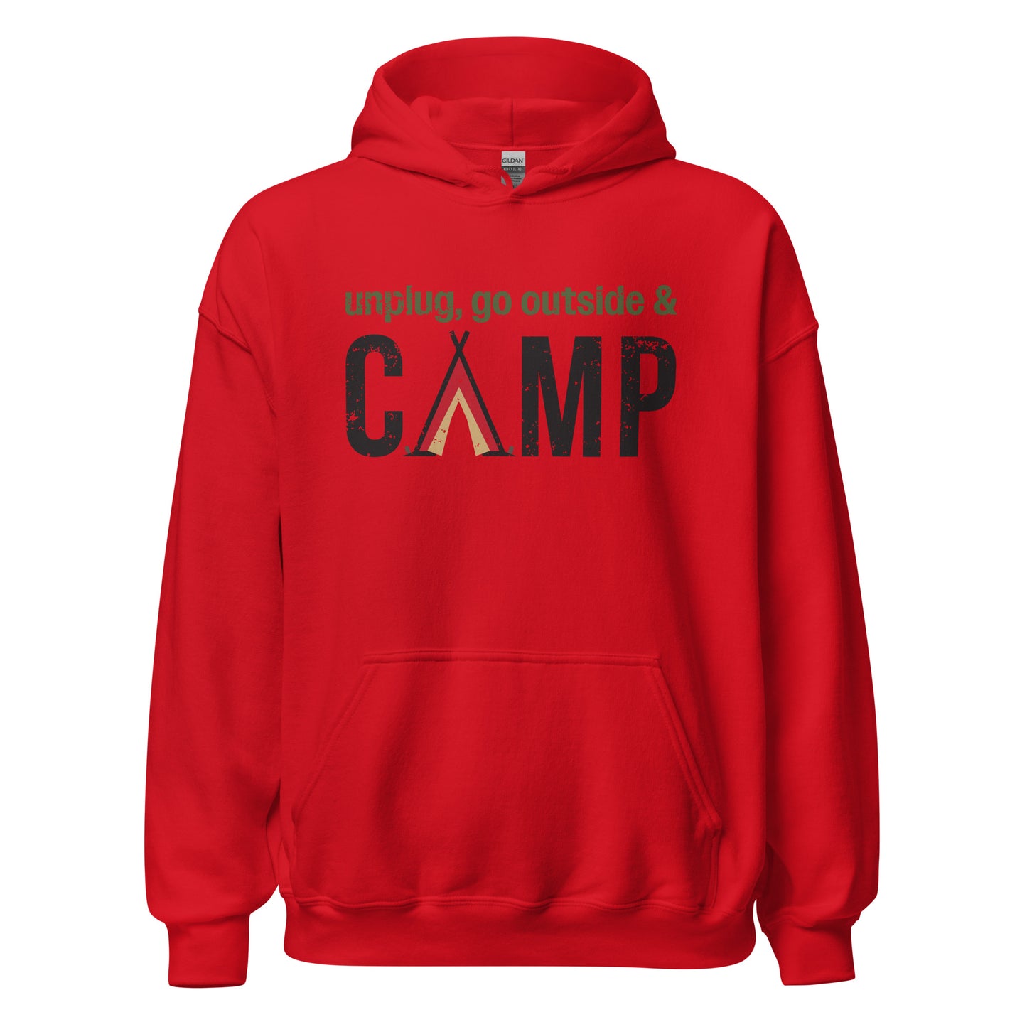 Unplug, Go Outside, & Camp • Everyday Hoodie