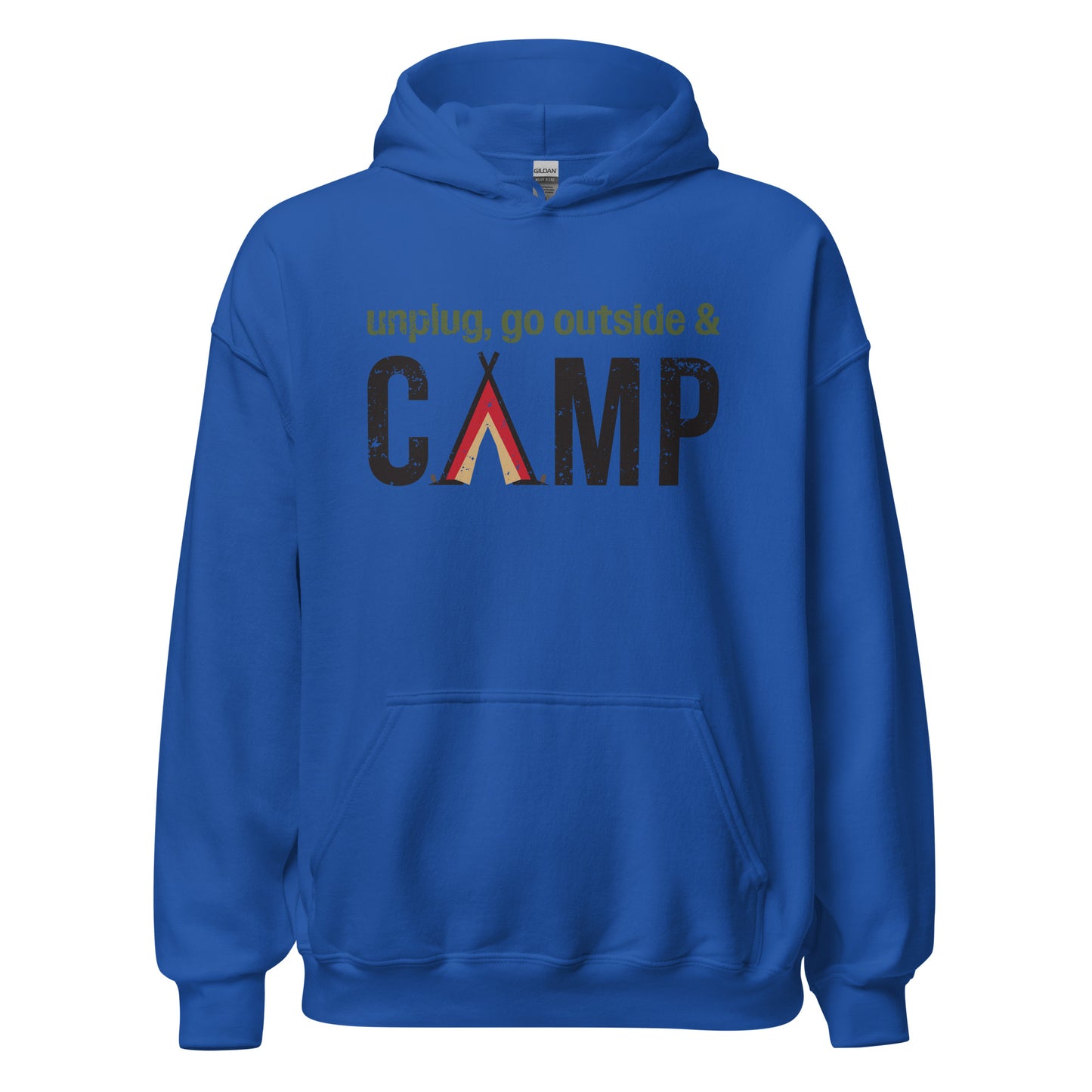 Unplug, Go Outside, & Camp • Everyday Hoodie