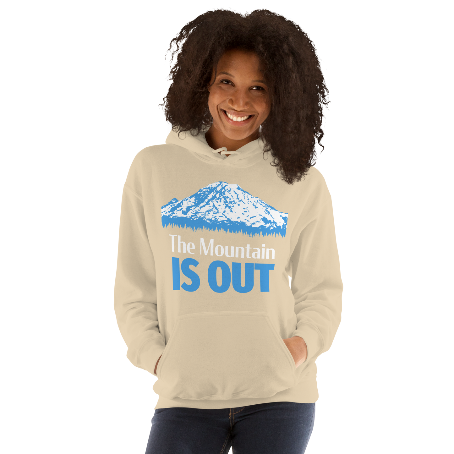 Mt. Rainier • The Mountain Is Out • Everyday Hoodie