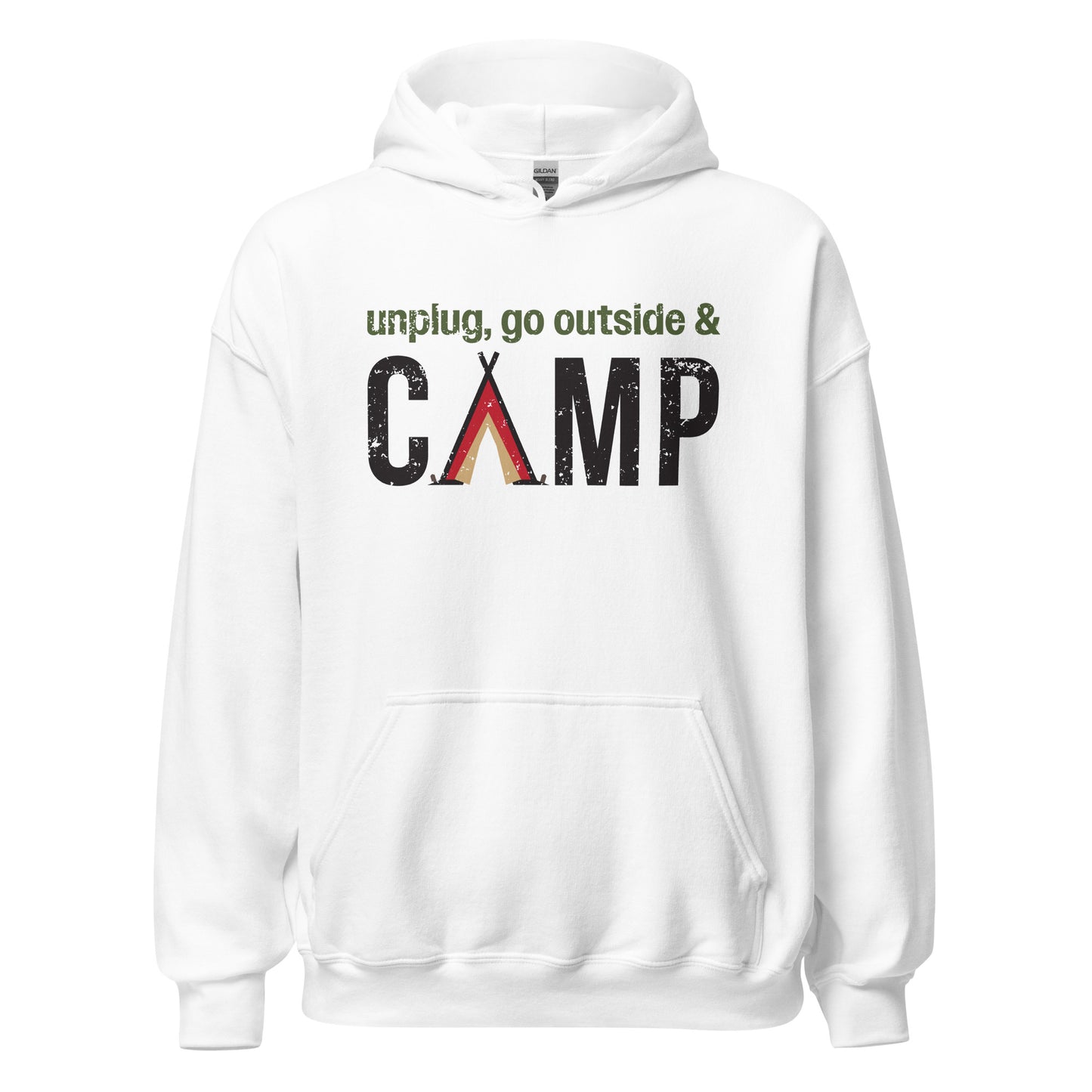 Unplug, Go Outside, & Camp • Everyday Hoodie