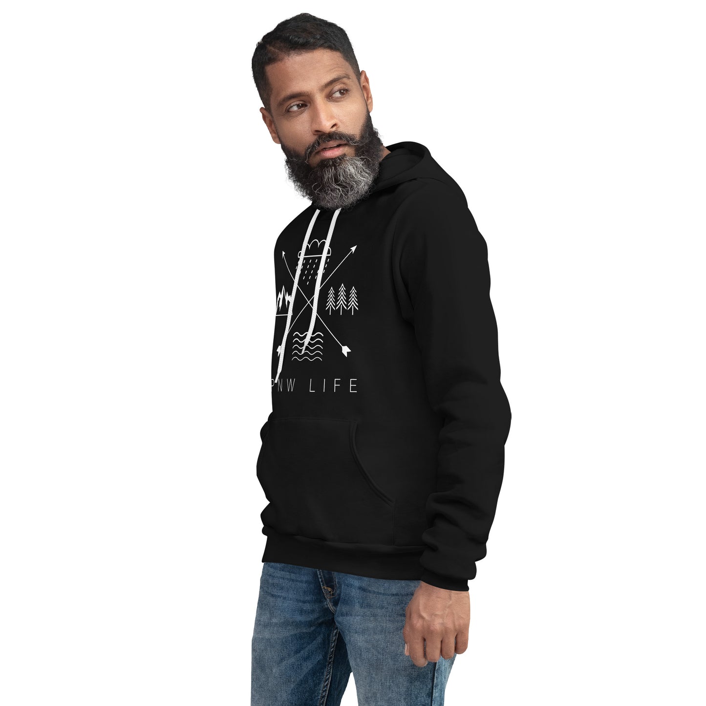 PNW LIFE • Fleece Pullover Hoodie