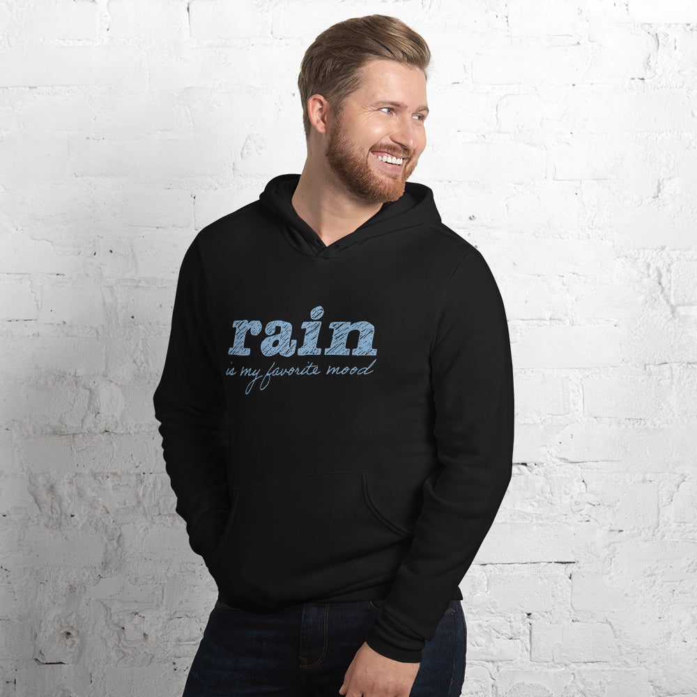 Rain is my favorite mood • Fleece Pullover Hoodie