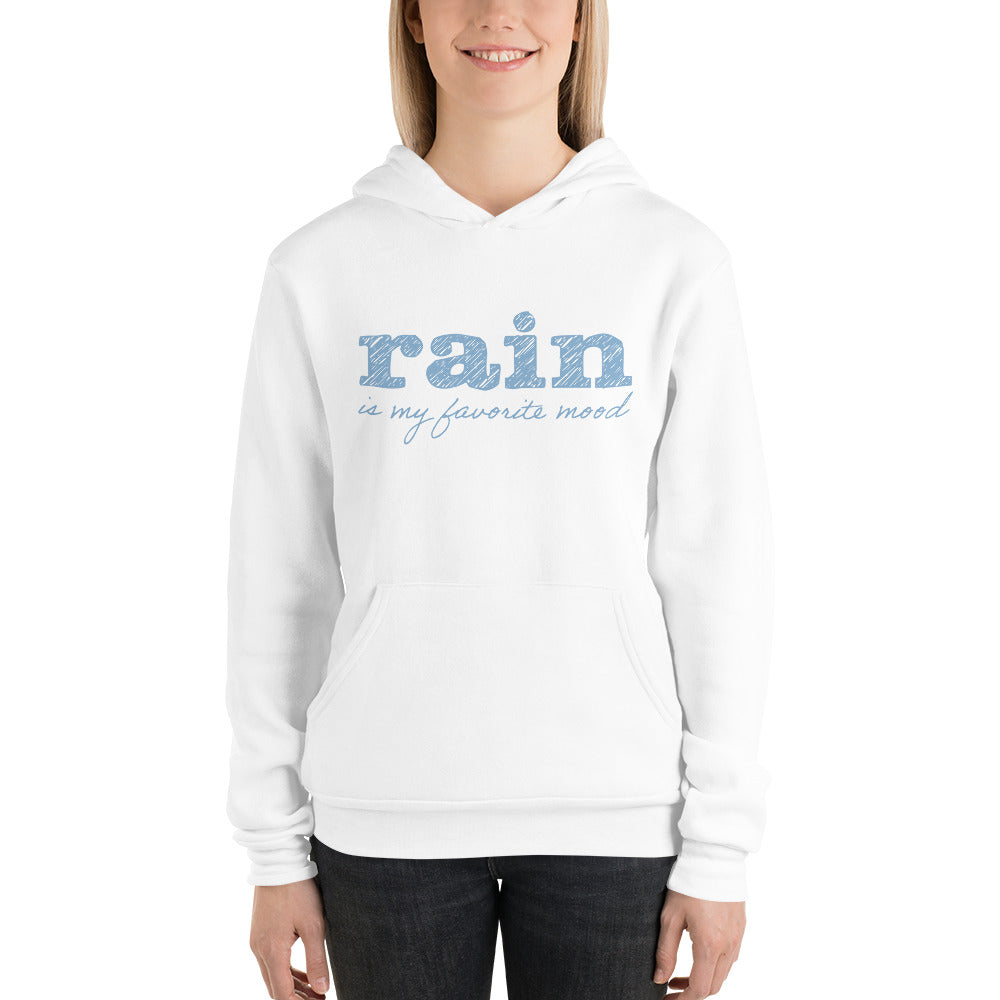 Rain is my favorite mood • Fleece Pullover Hoodie