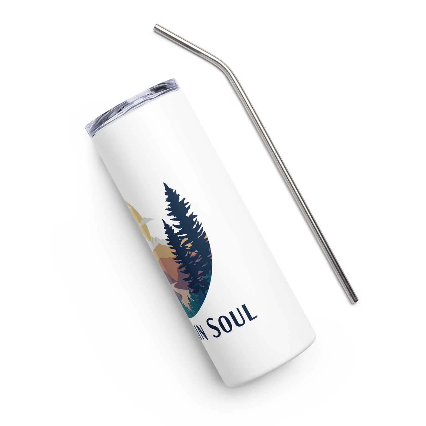 Wild Mountain Soul • 20 oz Stainless steel tumbler