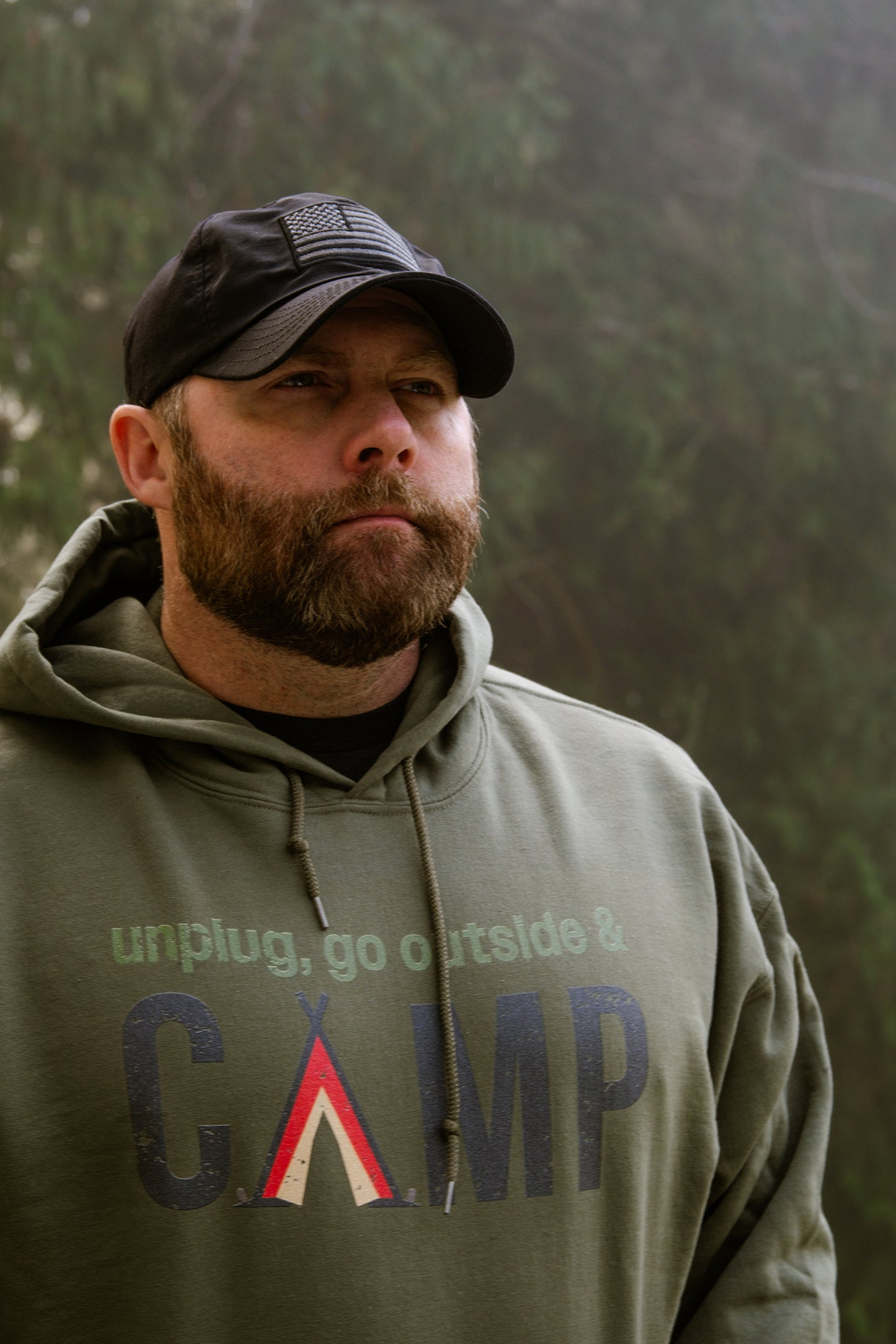 Unplug, Go Outside, & Camp • Everyday Hoodie