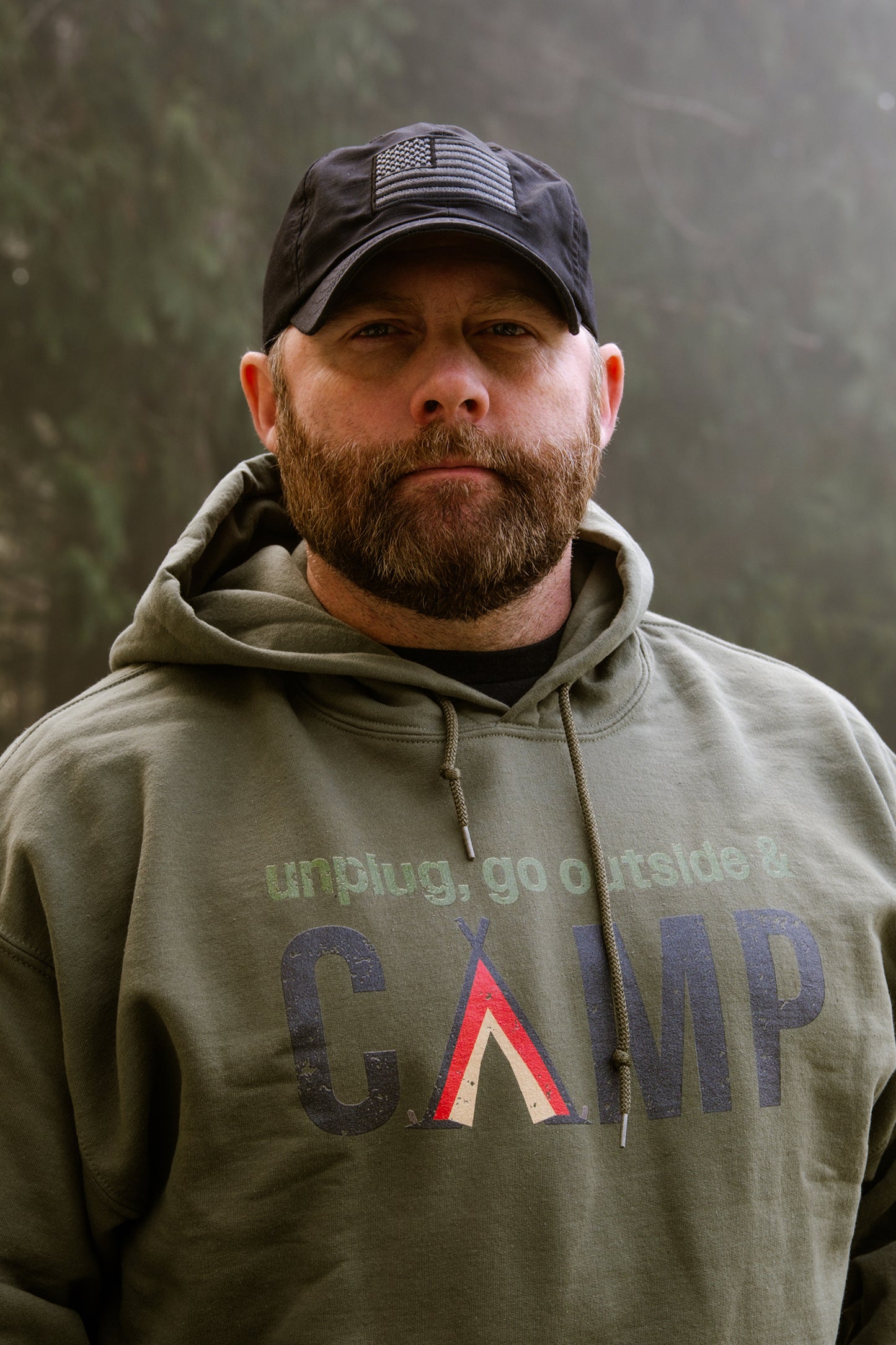 Unplug, Go Outside, & Camp • Everyday Hoodie