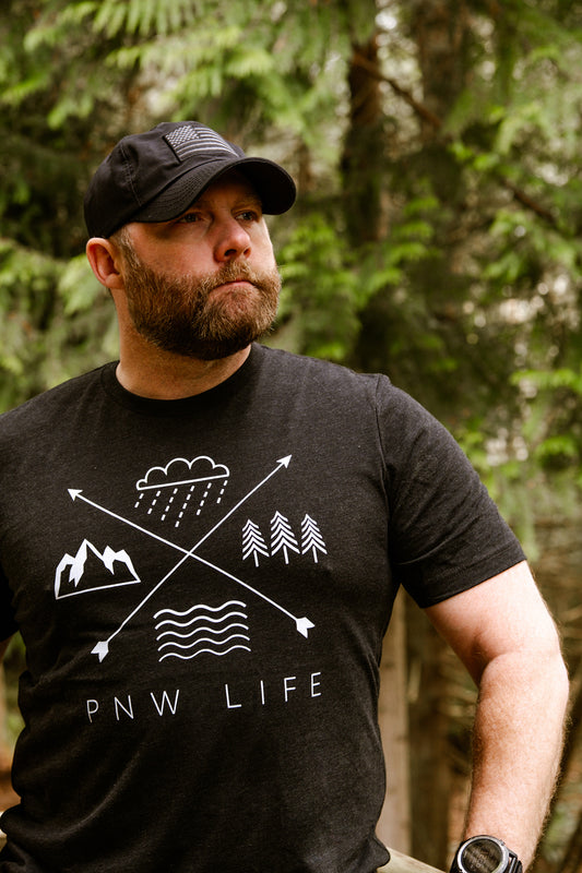PNW LIFE • Short Sleeve Tri-blend T-Shirt