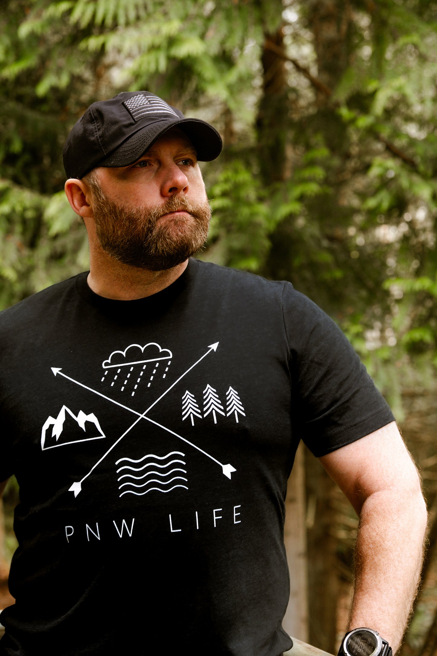 PNW LIFE • Short Sleeve Jersey T-Shirt