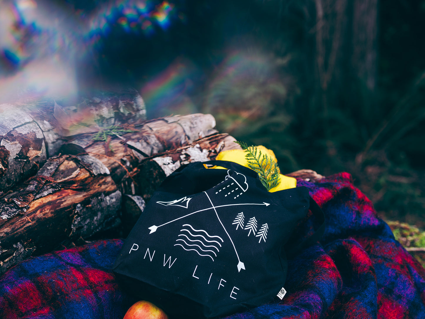 PNW LIFE • Eco-Friendly Organic Cotton Twill Tote Bag