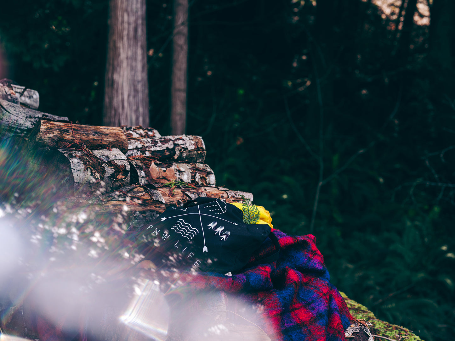 PNW LIFE • Eco-Friendly Organic Cotton Twill Tote Bag