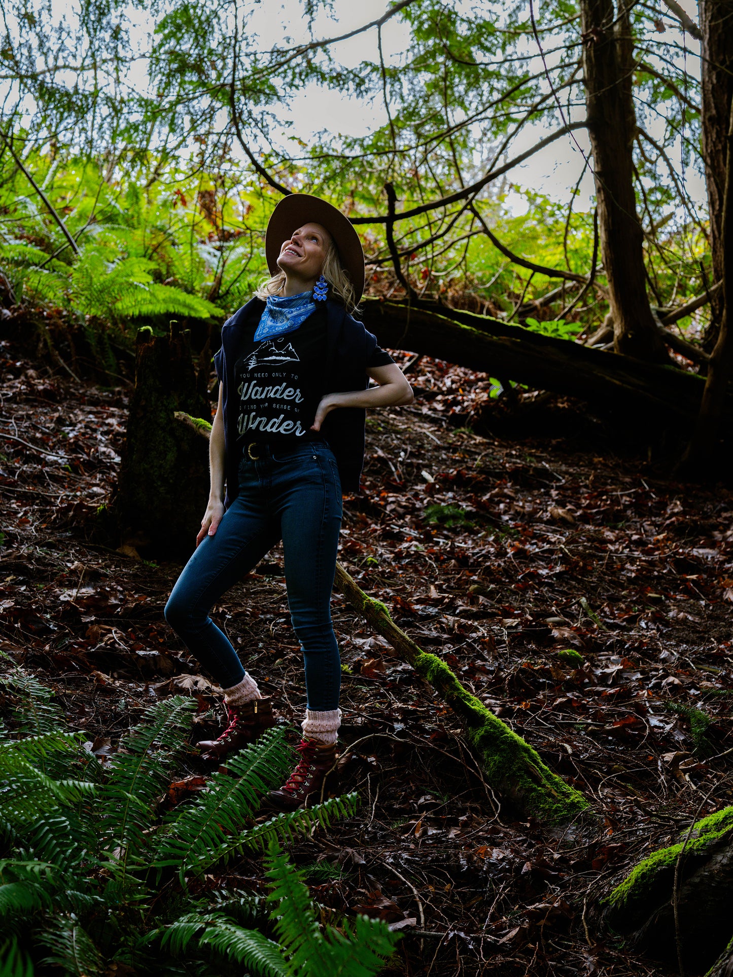 Wander to Wonder • Tri-blend short sleeve t-shirt