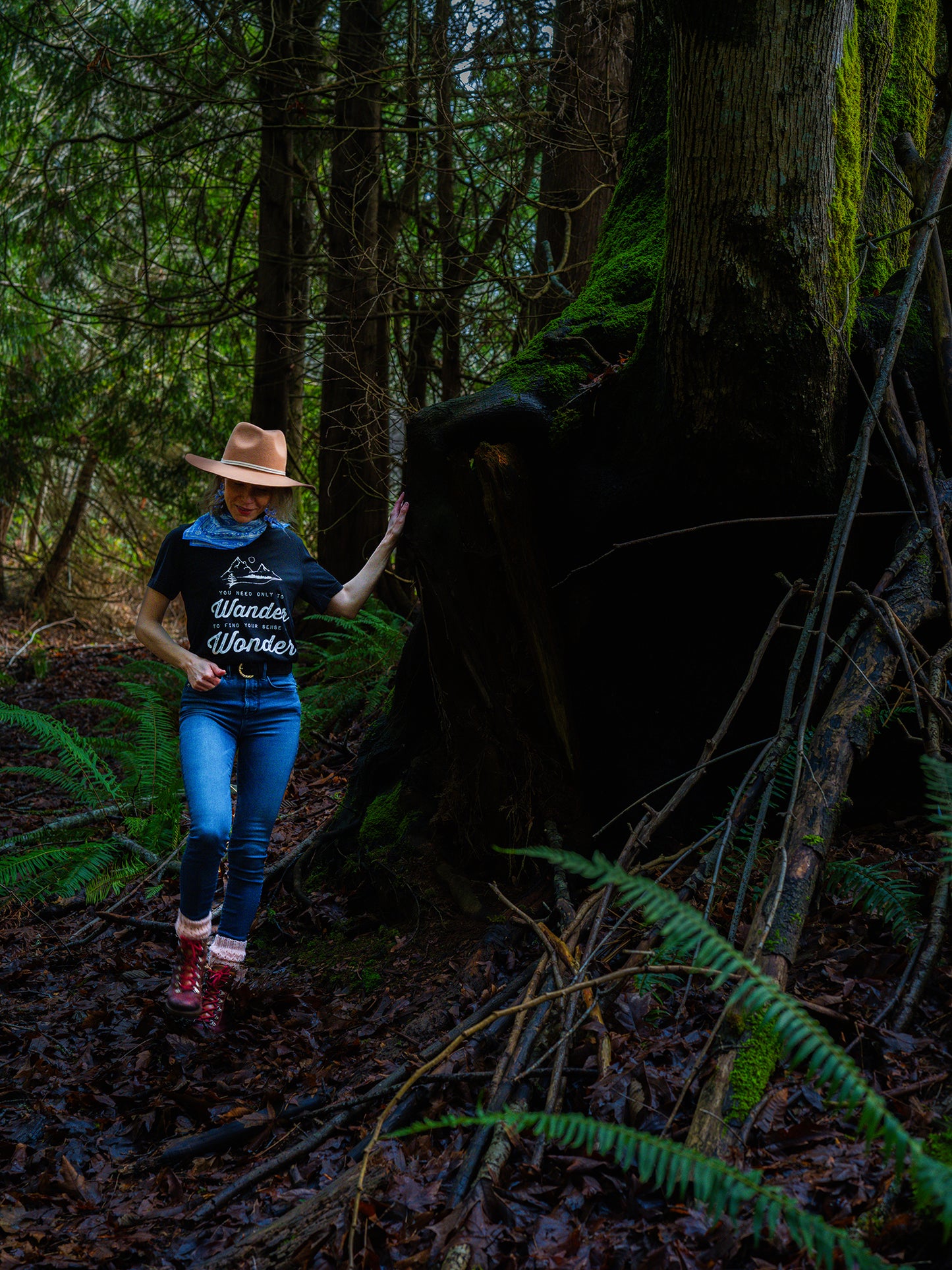 Wander to Wonder • Tri-blend short sleeve t-shirt