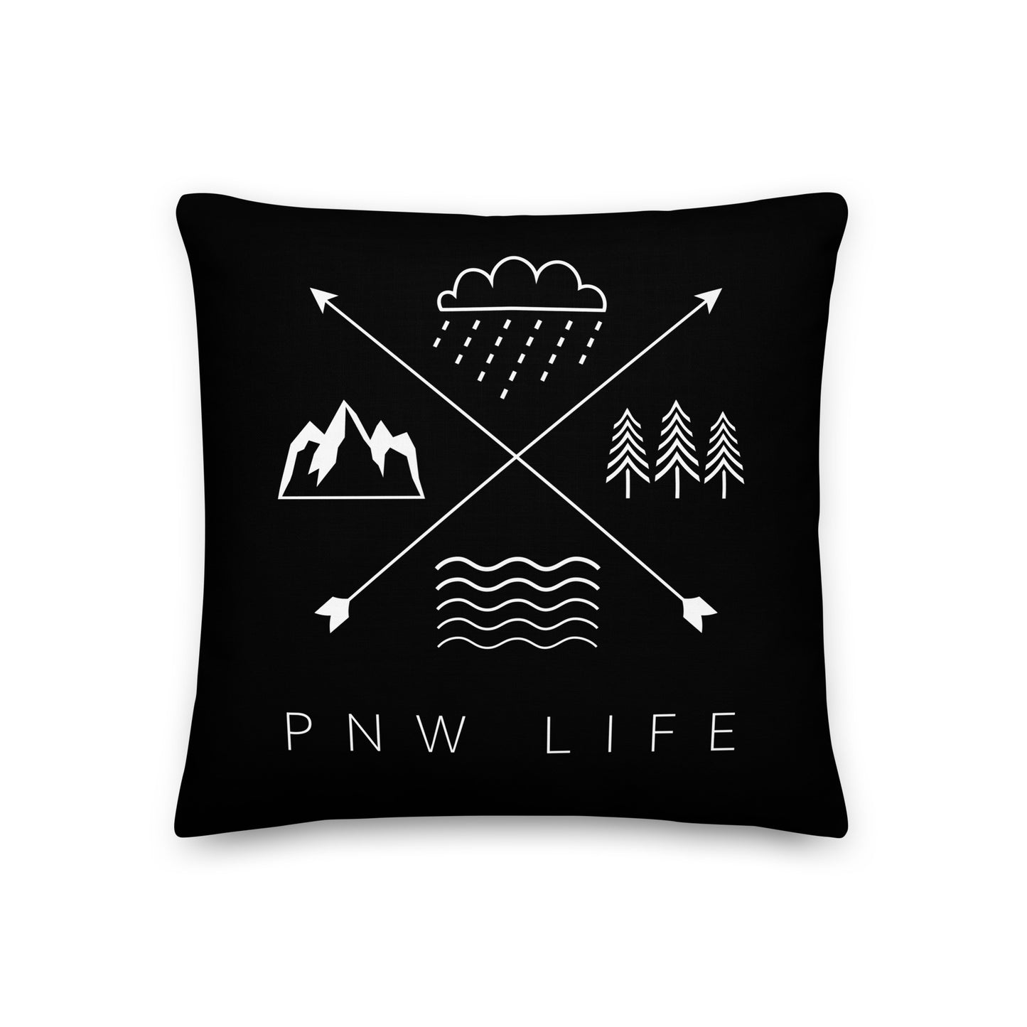 PNW LIFE • Premium Throw Pillow