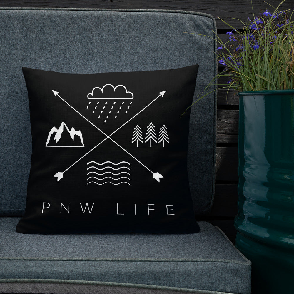 PNW LIFE • Premium Throw Pillow