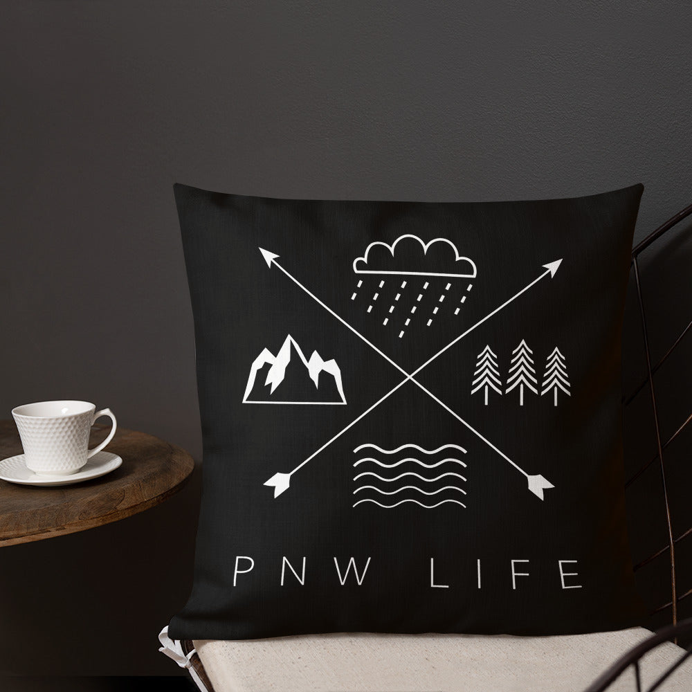 PNW LIFE • Premium Throw Pillow