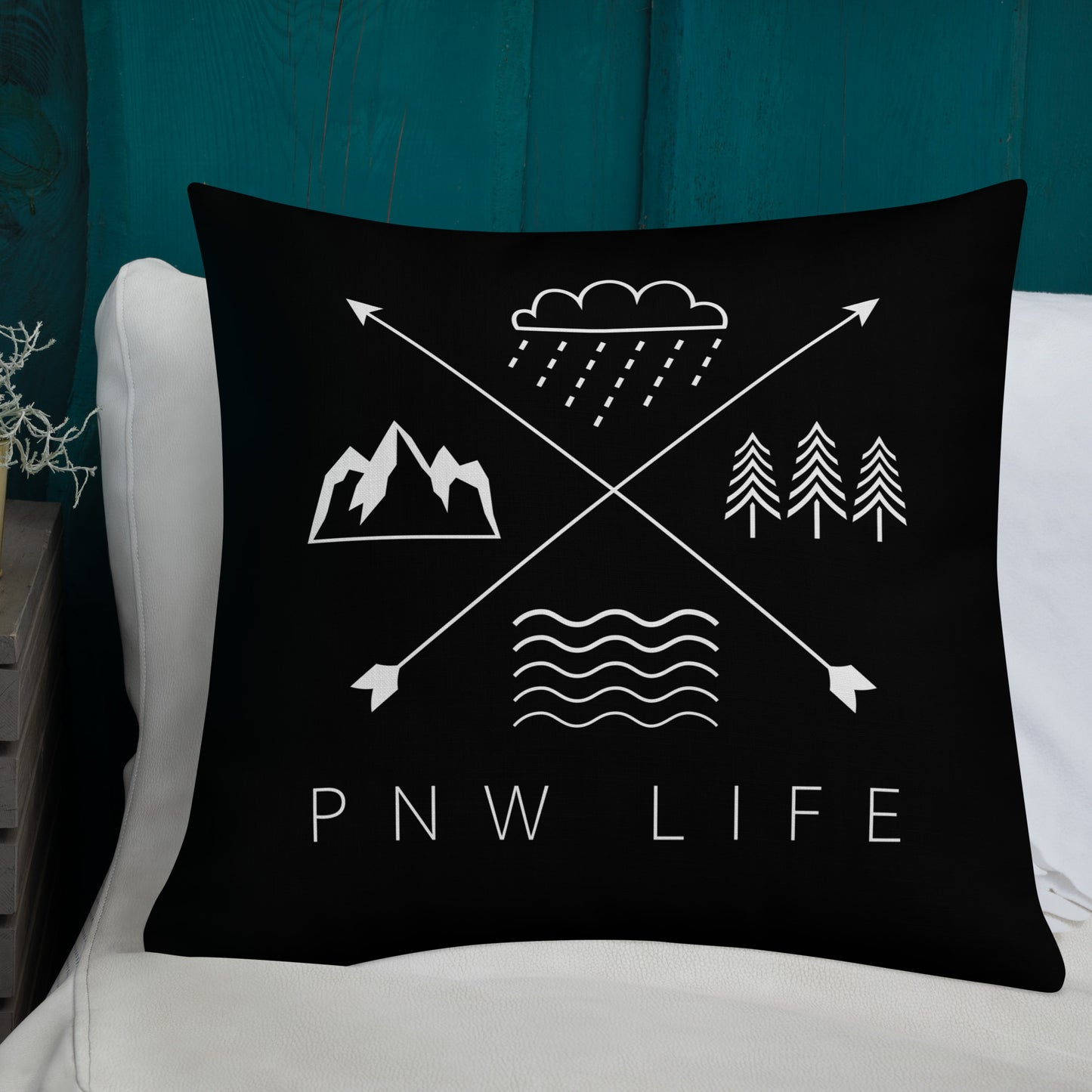 PNW LIFE • Premium Throw Pillow