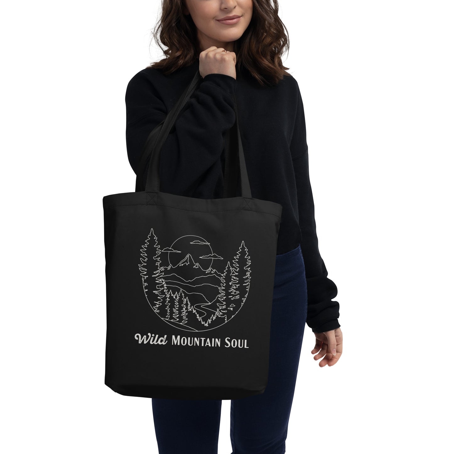 Wild Mountain Soul • Eco-Friendly Organic Cotton Twill Tote Bag