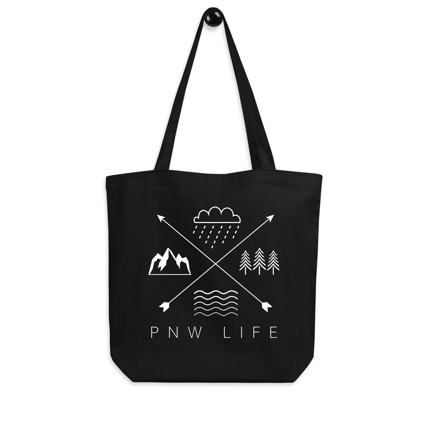 PNW LIFE • Eco-Friendly Organic Cotton Twill Tote Bag