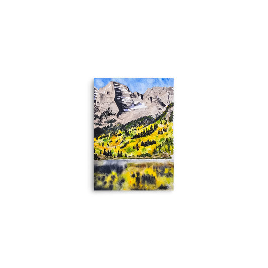 Rocky Mountain National Park Aspens in Autumn • Giclée Art Print from Watercolor Original • 5"x7"