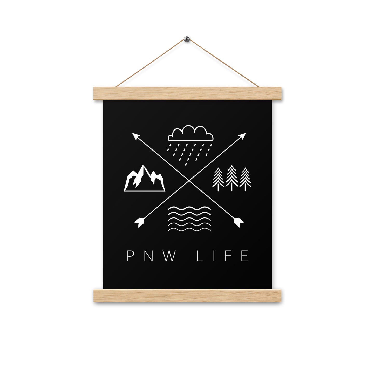 PNW LIFE • Poster with hangers