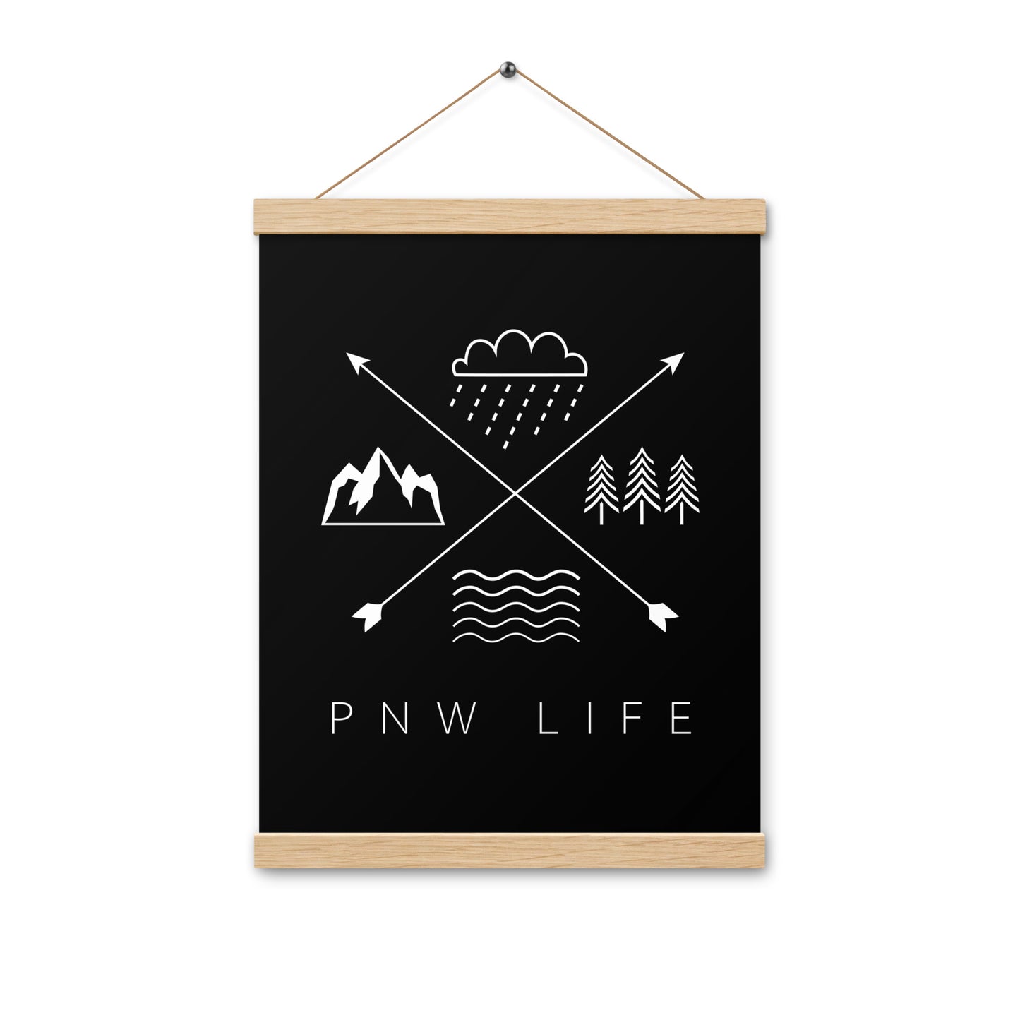 PNW LIFE • Poster with hangers