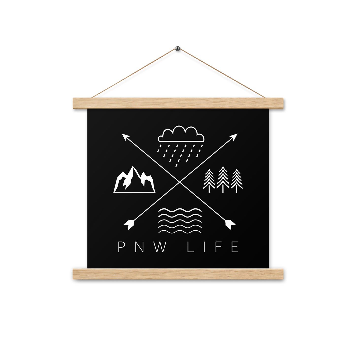 PNW LIFE • Poster with hangers