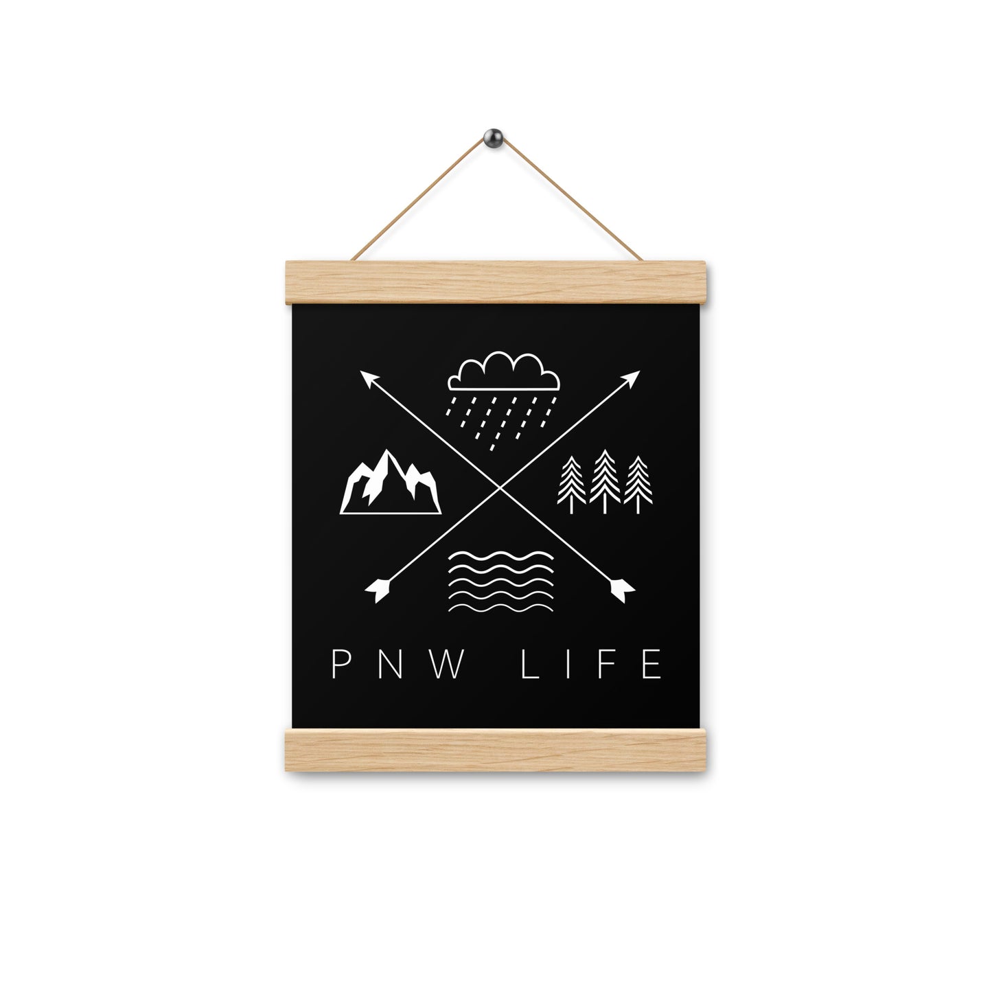 PNW LIFE • Poster with hangers