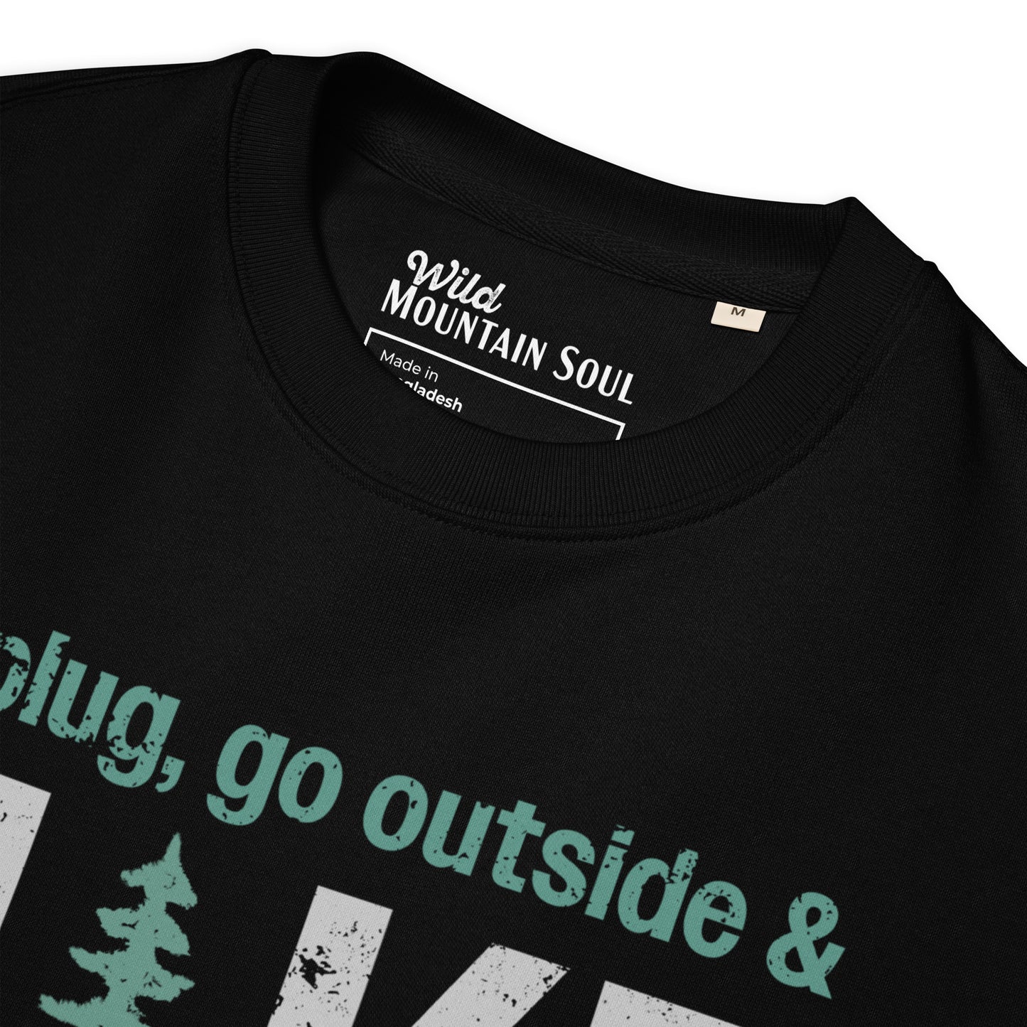 Unplug, Go Outside, & Hike • Eco Sweatshirt