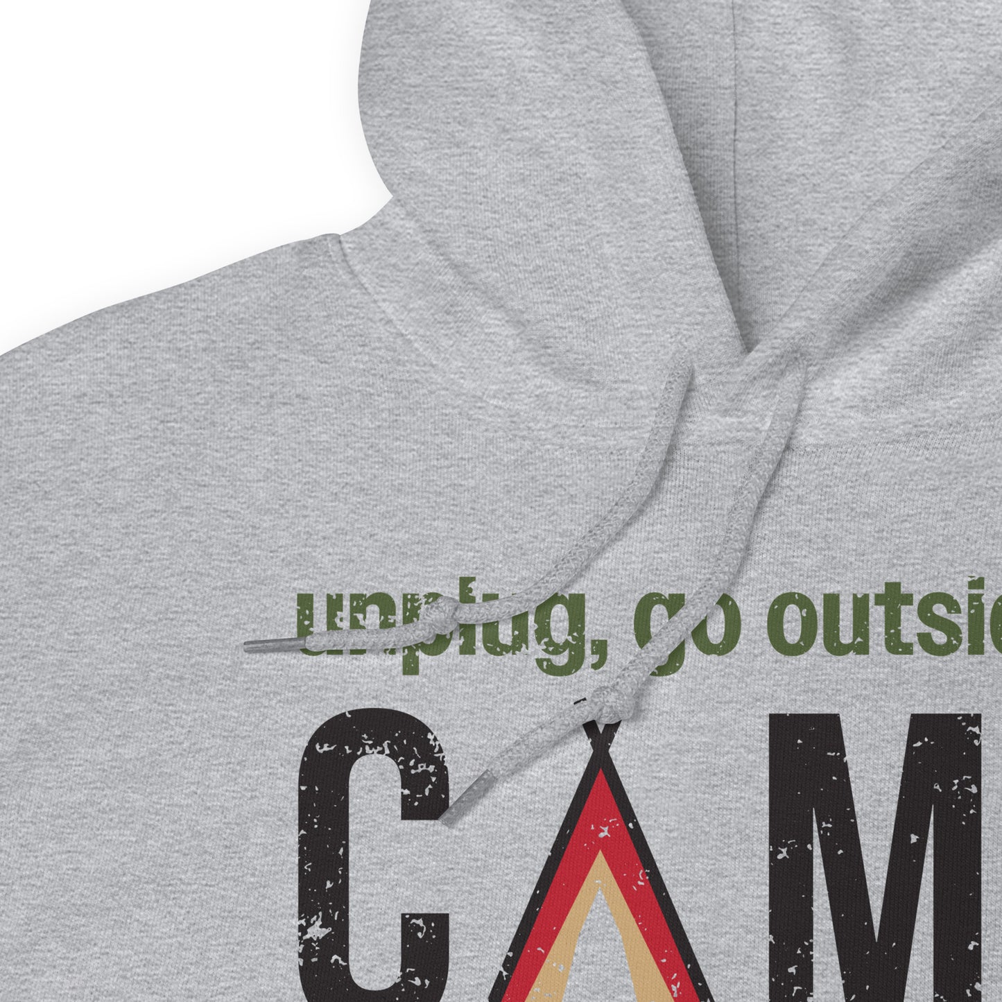 Unplug, Go Outside, & Camp • Heavyweight Hoodie