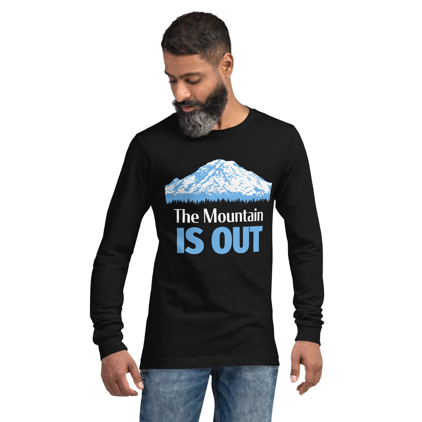 Mt. Rainier • The Mountain Is Out • Long Sleeve Tee