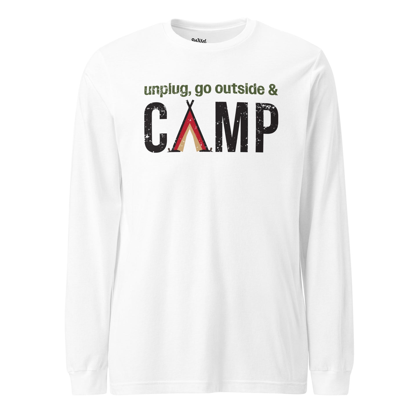 Unplug, Go Outside, & Camp • Long Sleeve Tee