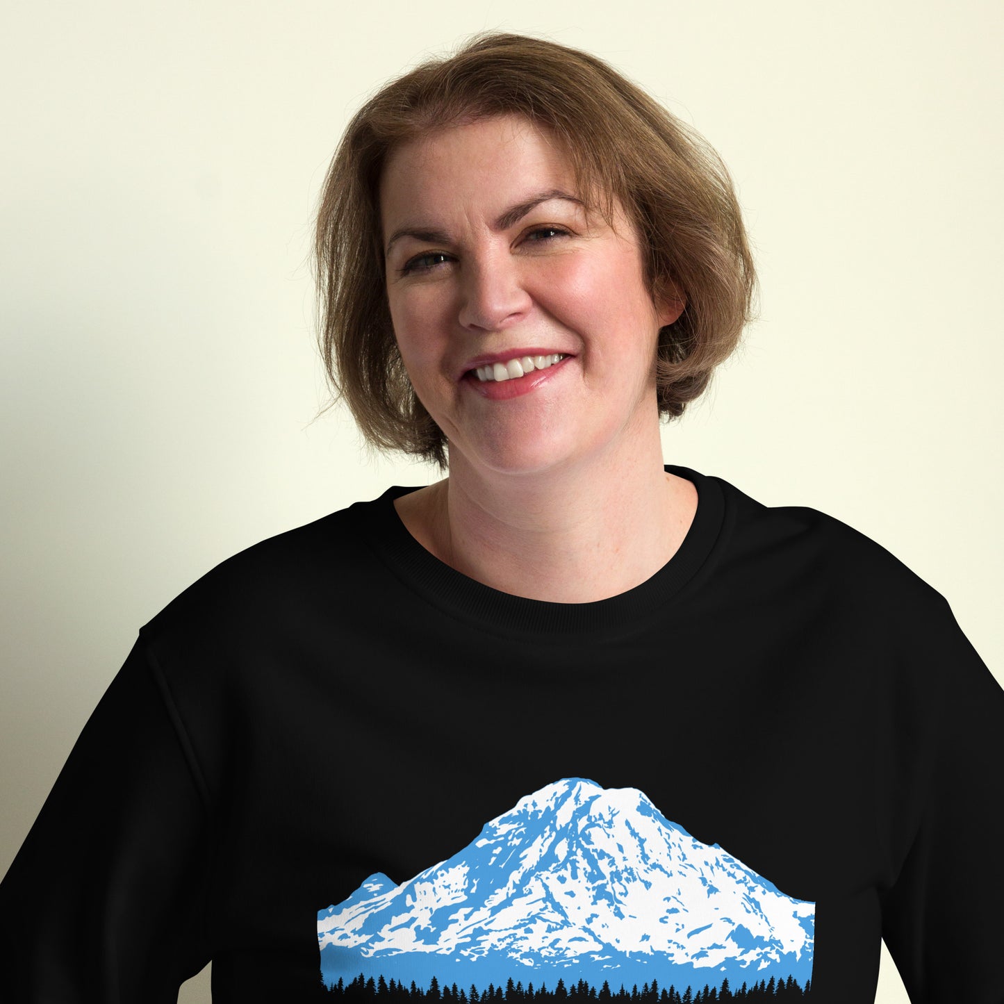 Mt. Rainier • The Mountain Is Out • Lightweight Organic French Terry Sweatshirt