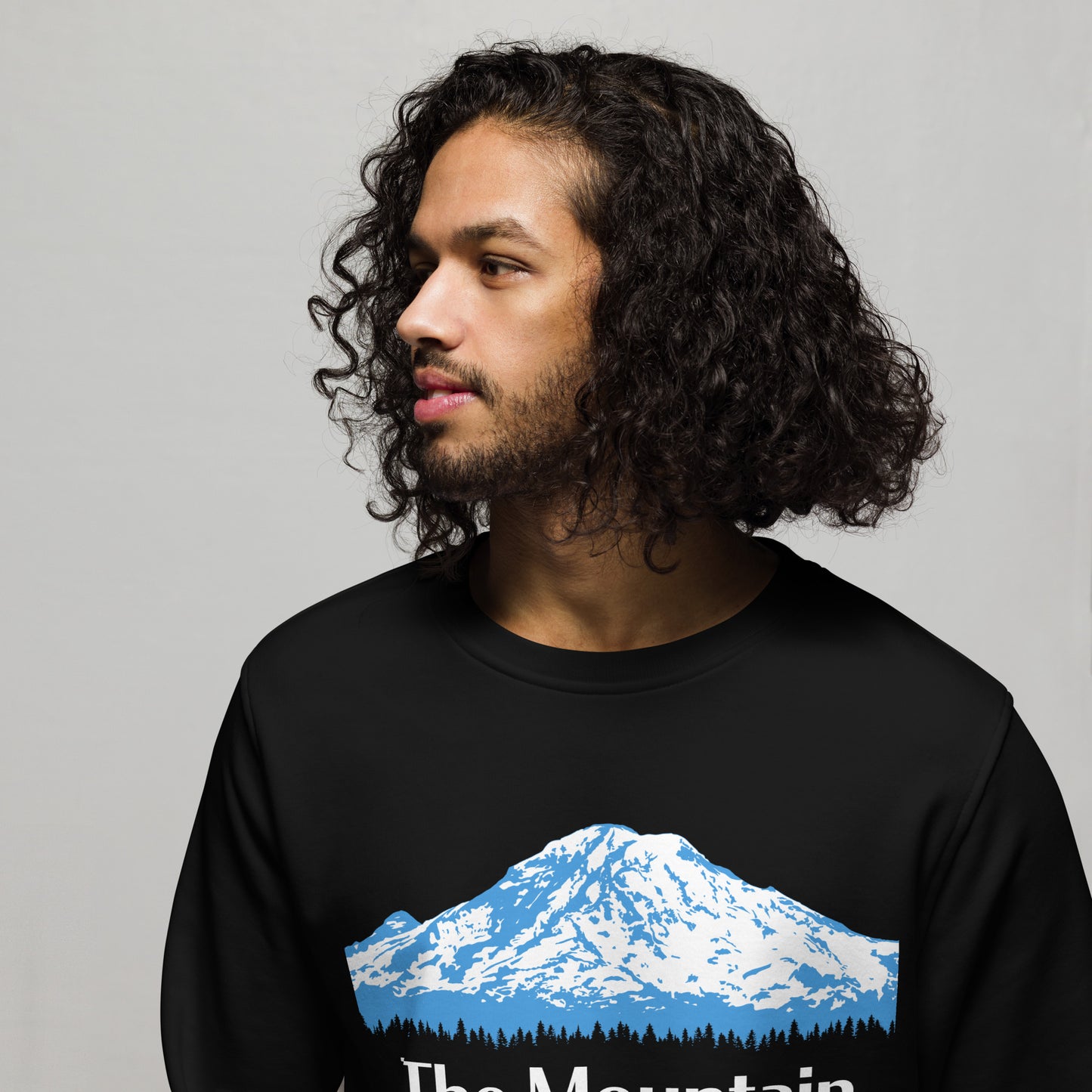 Mt. Rainier • The Mountain Is Out • Lightweight Organic French Terry Sweatshirt