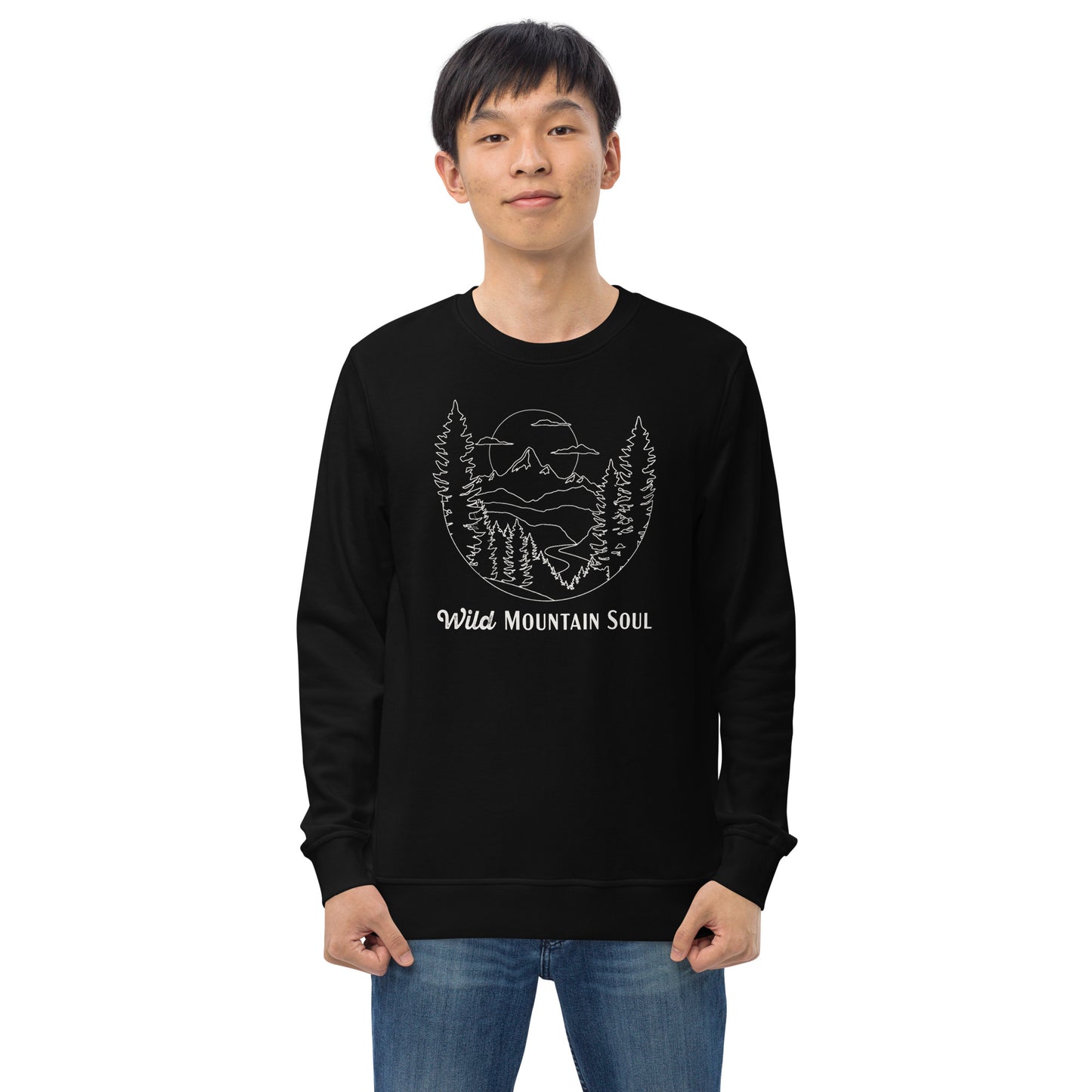 Wild Mountain Soul Graphic Sweatshirt • Lightweight Organic French Terry Sweatshirt