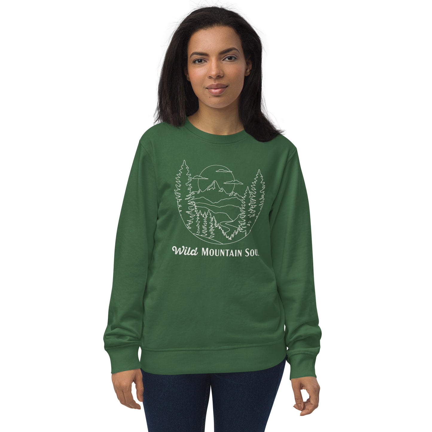 Wild Mountain Soul Graphic Sweatshirt • Lightweight Organic French Terry Sweatshirt