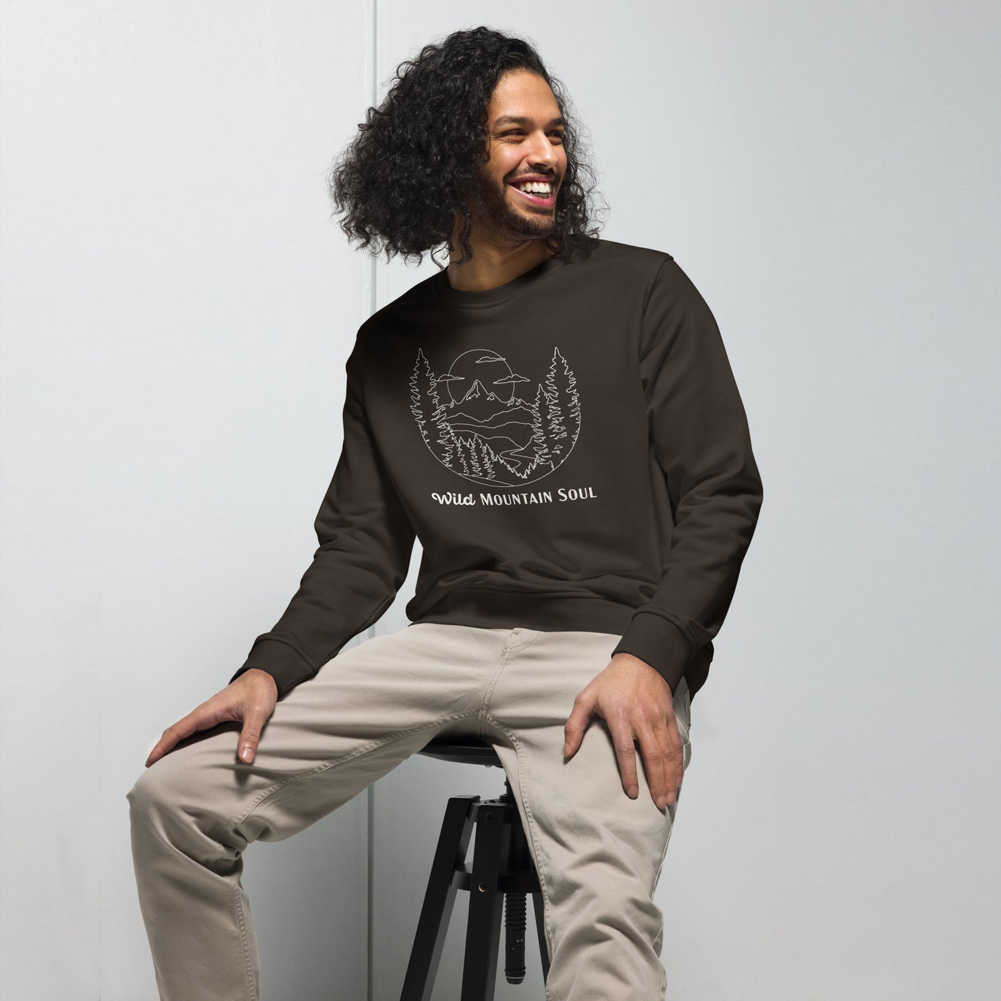 Wild Mountain Soul Graphic Sweatshirt • Lightweight Organic French Terry Sweatshirt