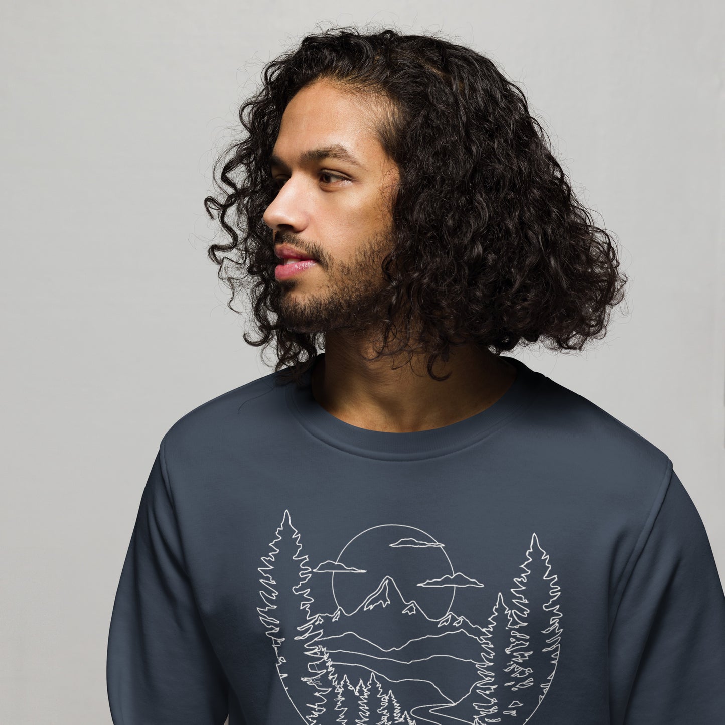 Wild Mountain Soul Graphic Sweatshirt • Lightweight Organic French Terry Sweatshirt