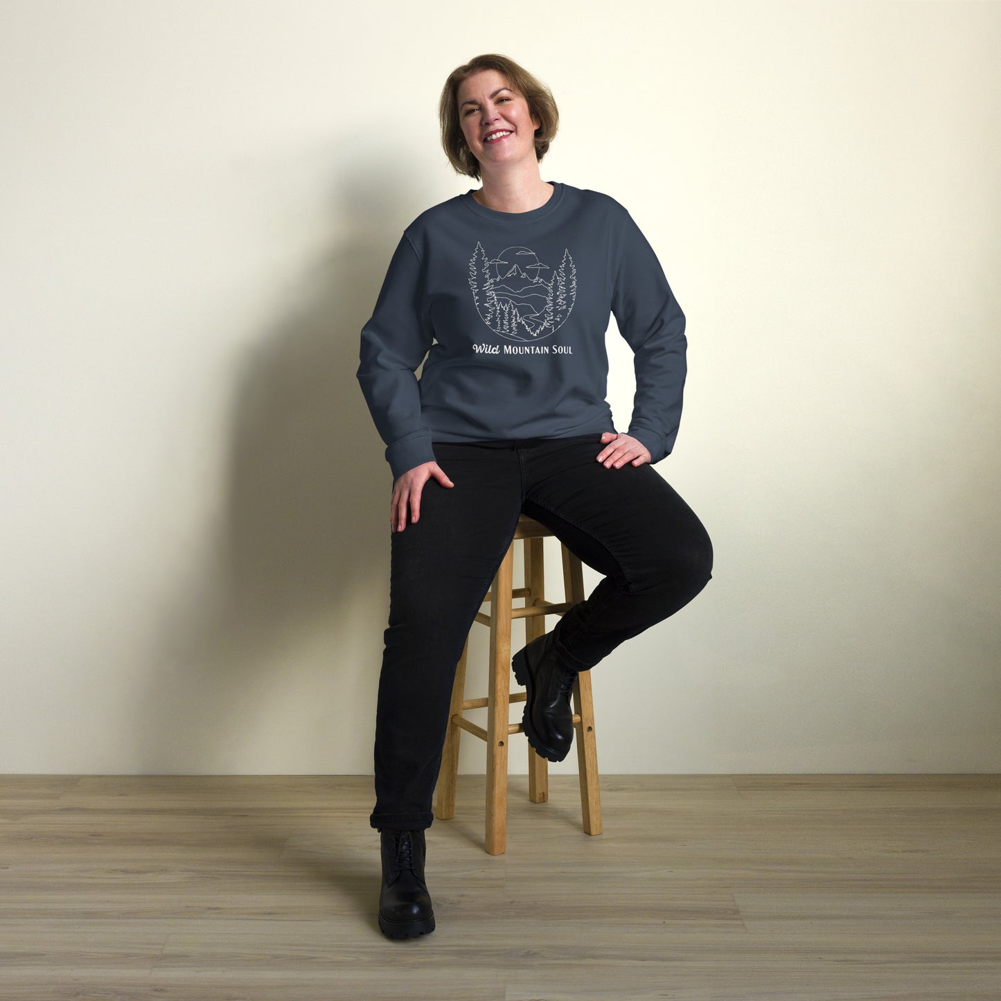 Wild Mountain Soul Graphic Sweatshirt • Lightweight Organic French Terry Sweatshirt