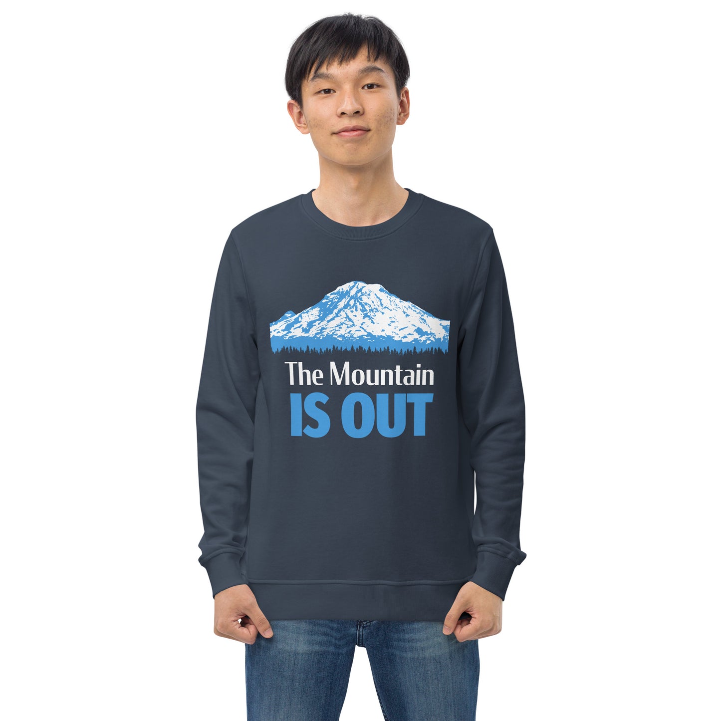 Mt. Rainier • The Mountain Is Out • Lightweight Organic French Terry Sweatshirt