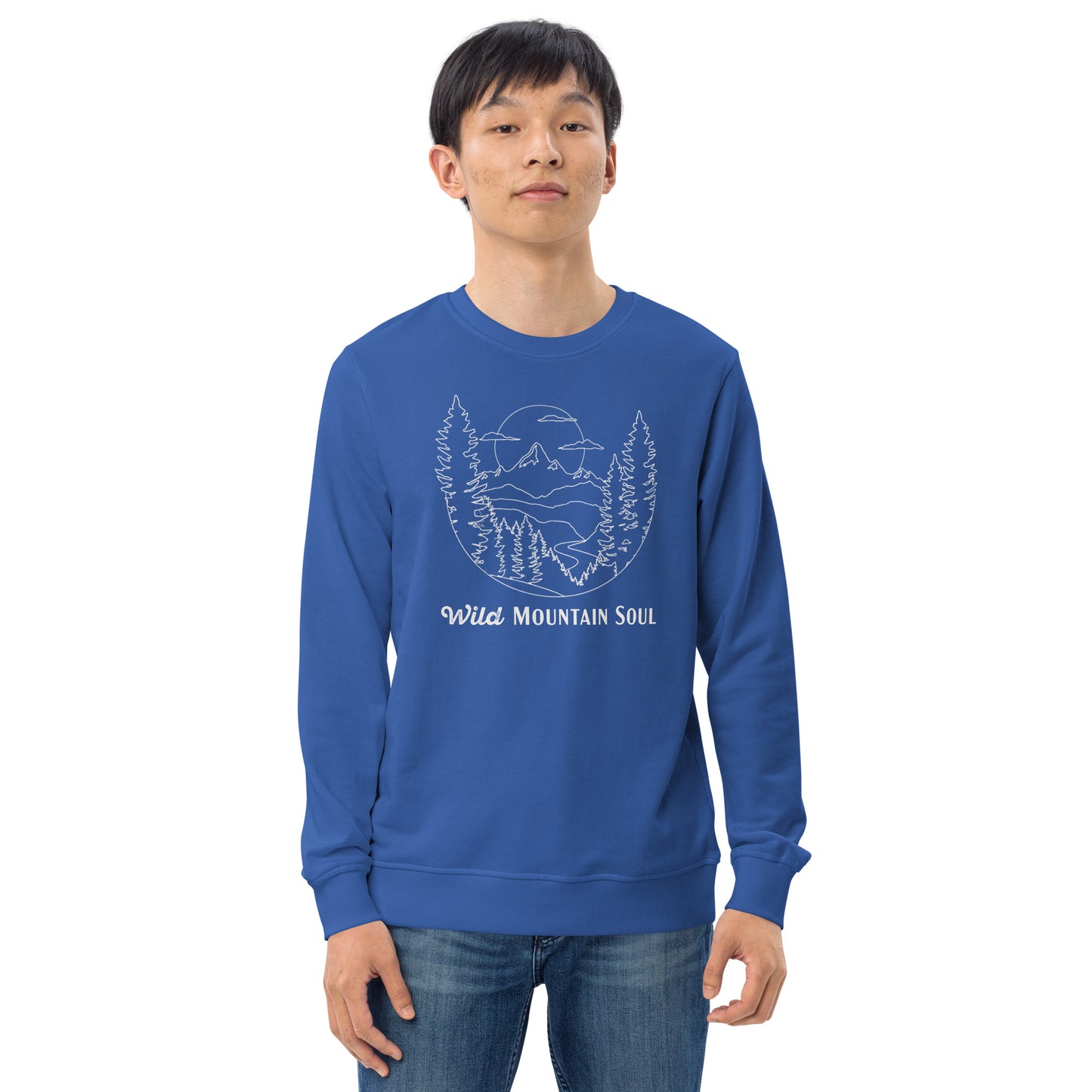 Wild Mountain Soul Graphic Sweatshirt • Lightweight Organic French Terry Sweatshirt