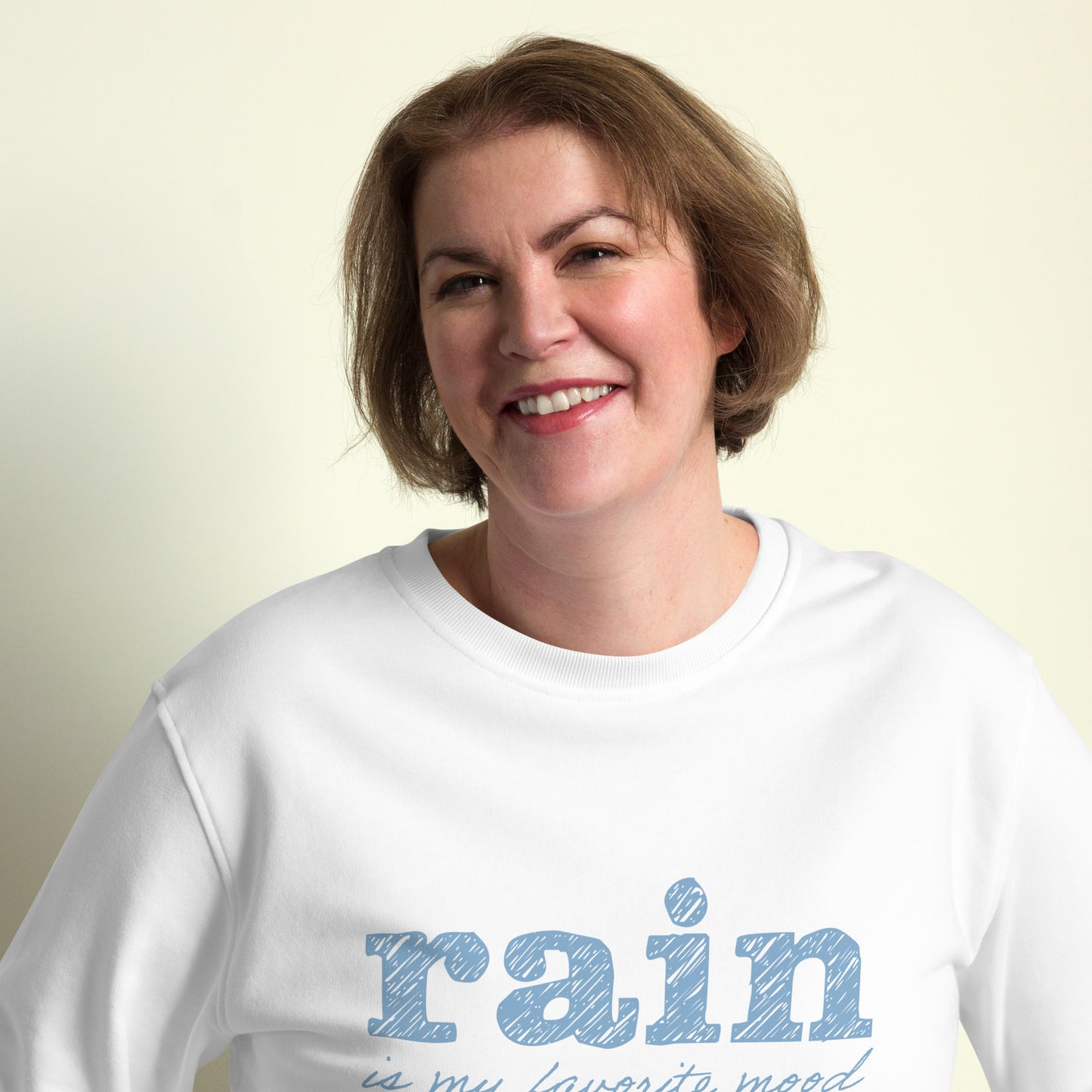 Rain is my favorite mood • Lightweight Organic French Terry Sweatshirt