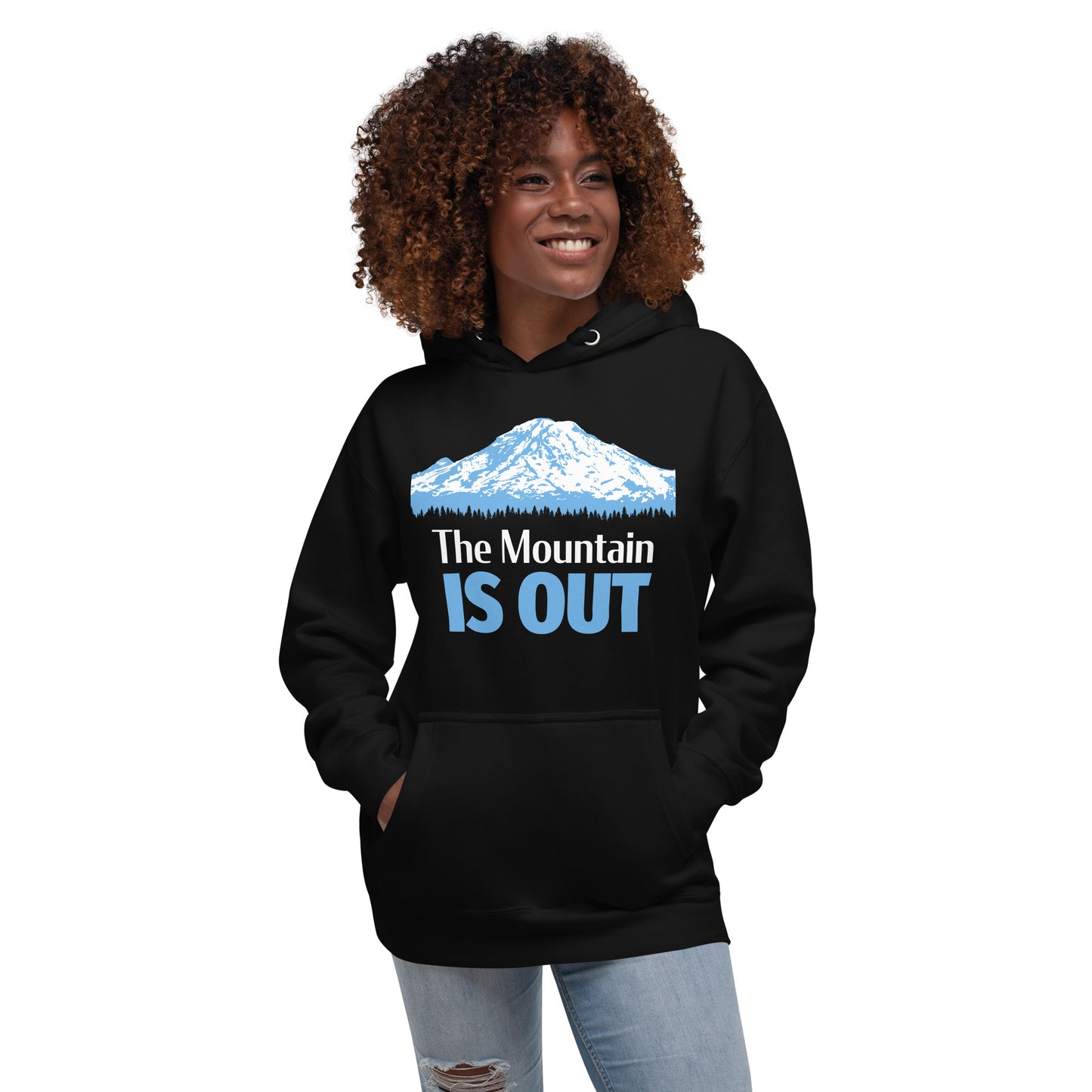 Mt. Rainier • The Mountain Is Out • Premium Hoodie