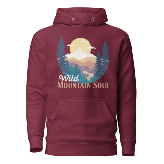 Wild Mountain Soul • Premium Hoodie