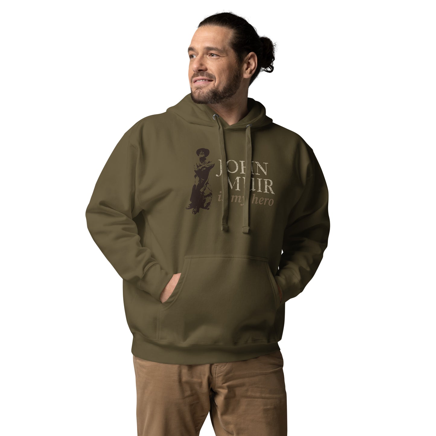 John Muir is my hero • Premium Hoodie