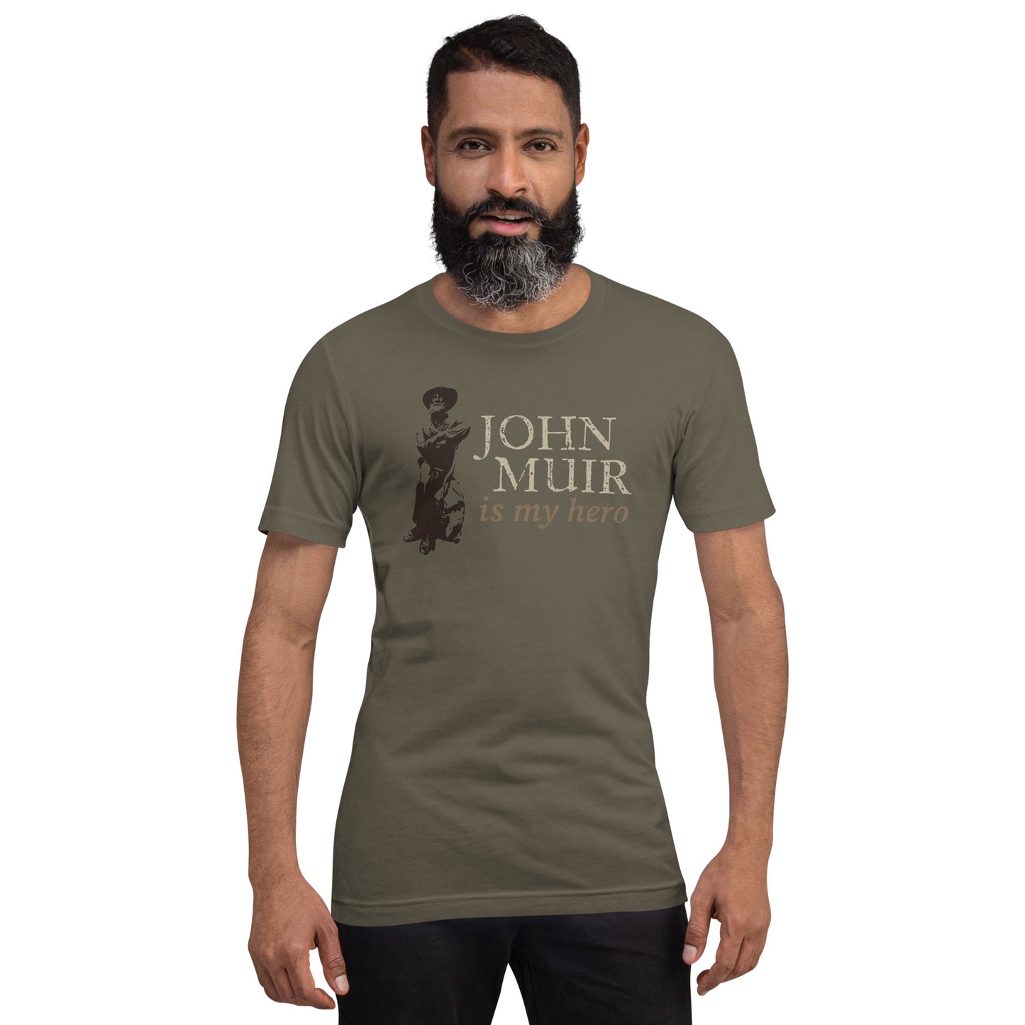 John Muir is my hero • Short Sleeve Jersey T-Shirt