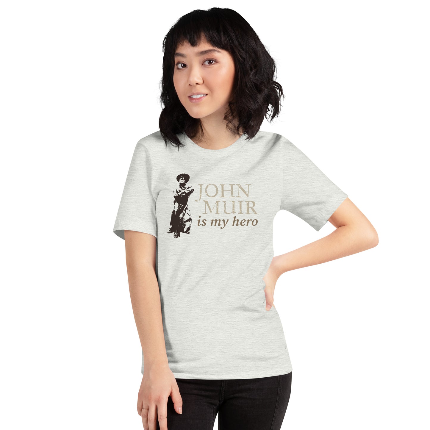 John Muir is my hero • Short Sleeve Jersey T-Shirt